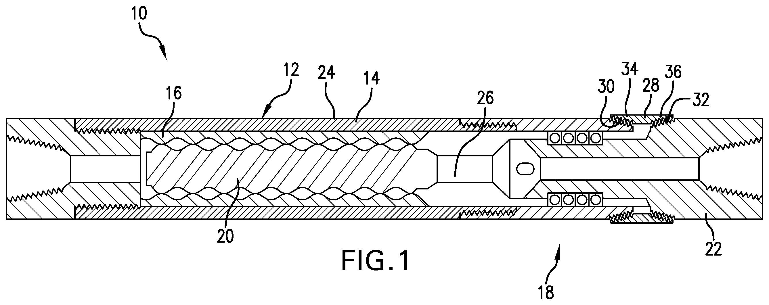 Patent US12480367 Figure 1 – Downhole tool, method, and system