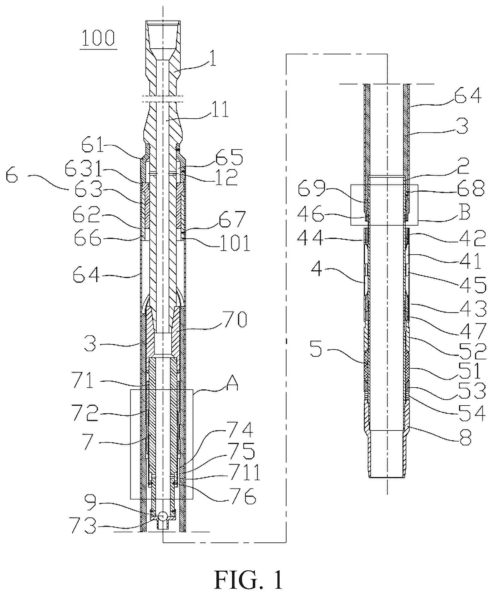 Patent US12480372 — Positioning and orientating apparatus for branch well, and positioning and orientating method — Figure 1