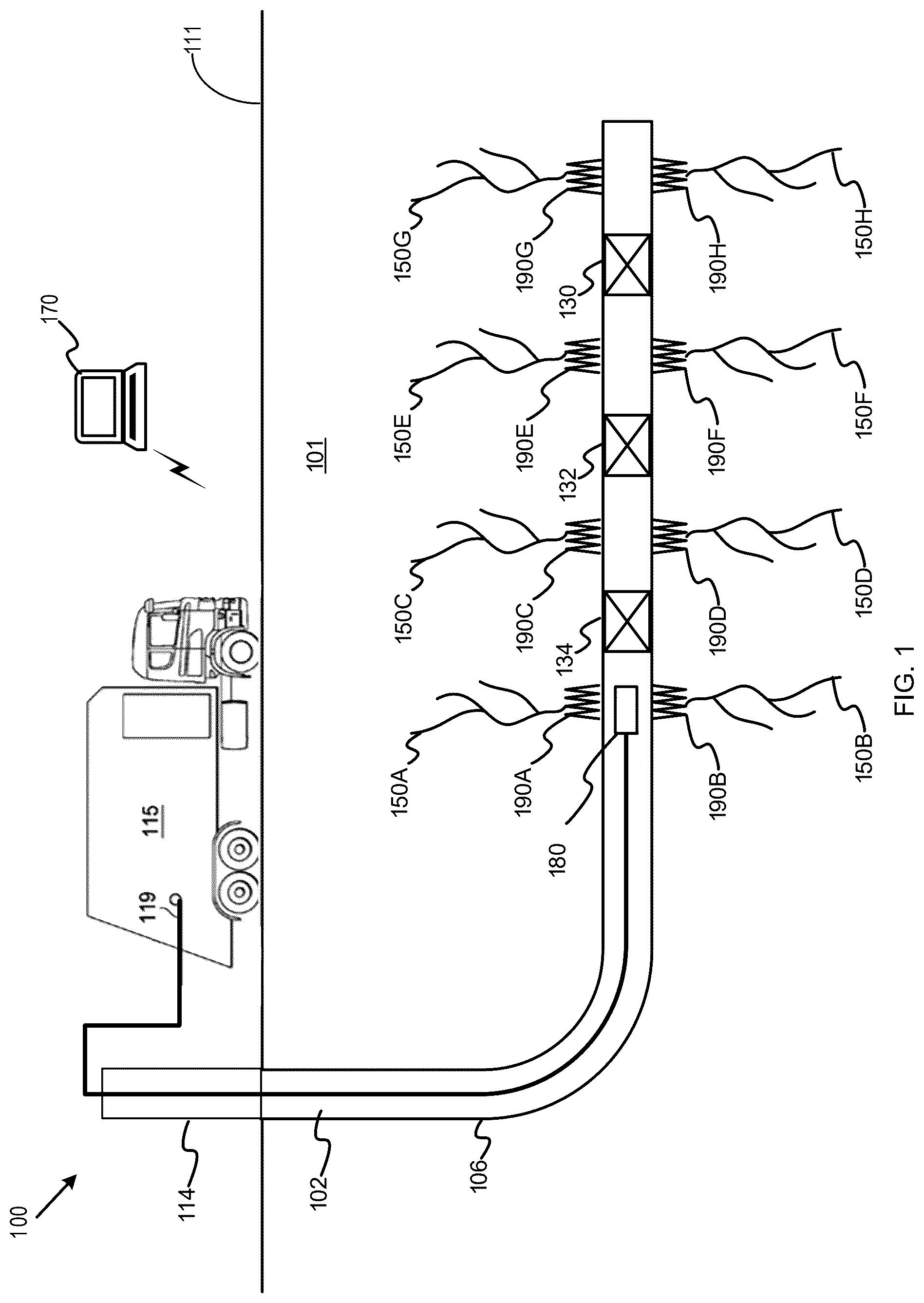 Patent US12480397 — Sensor perforator monitoring — Figure 1