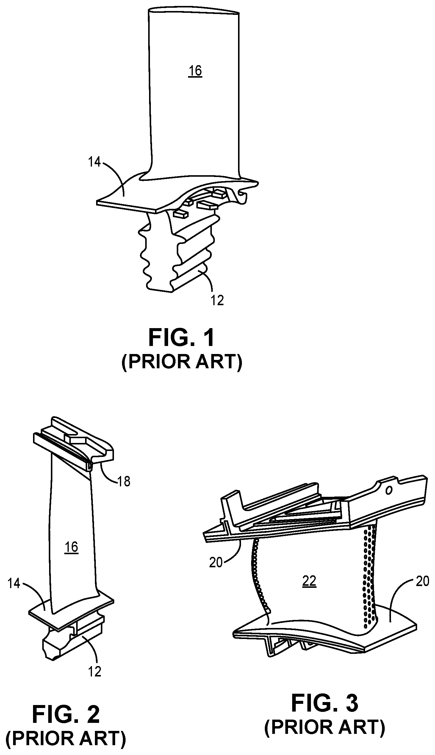 Patent US12480412 — Insertion of ceramic members for gas path endwall contouring — Figure 1