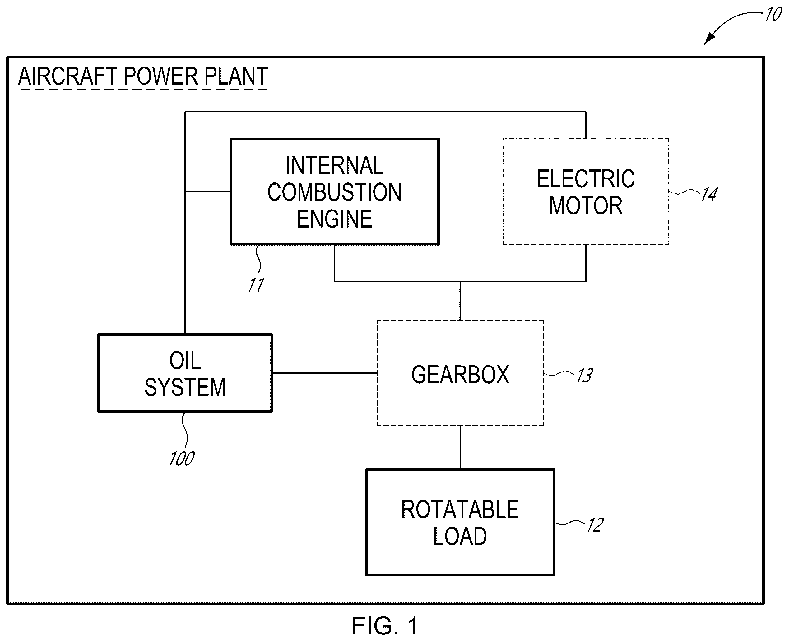 Patent US12480424 — Active de-aerator for aircraft power plant — Figure 1