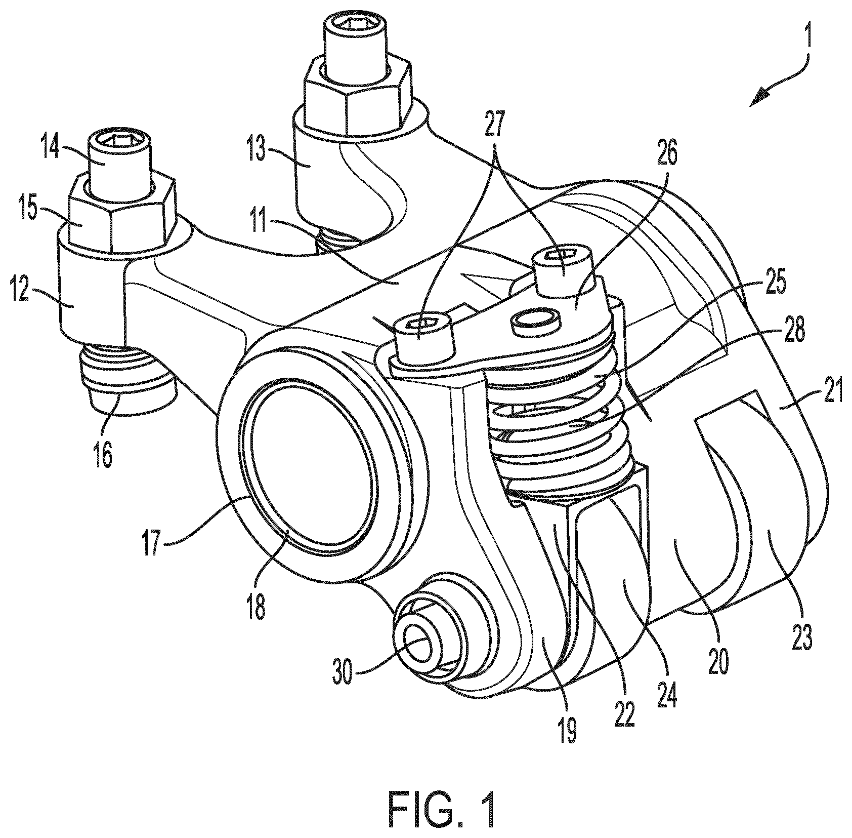 Patent US12480429 — Variable valve lift rocker arm assembly — Figure 1
