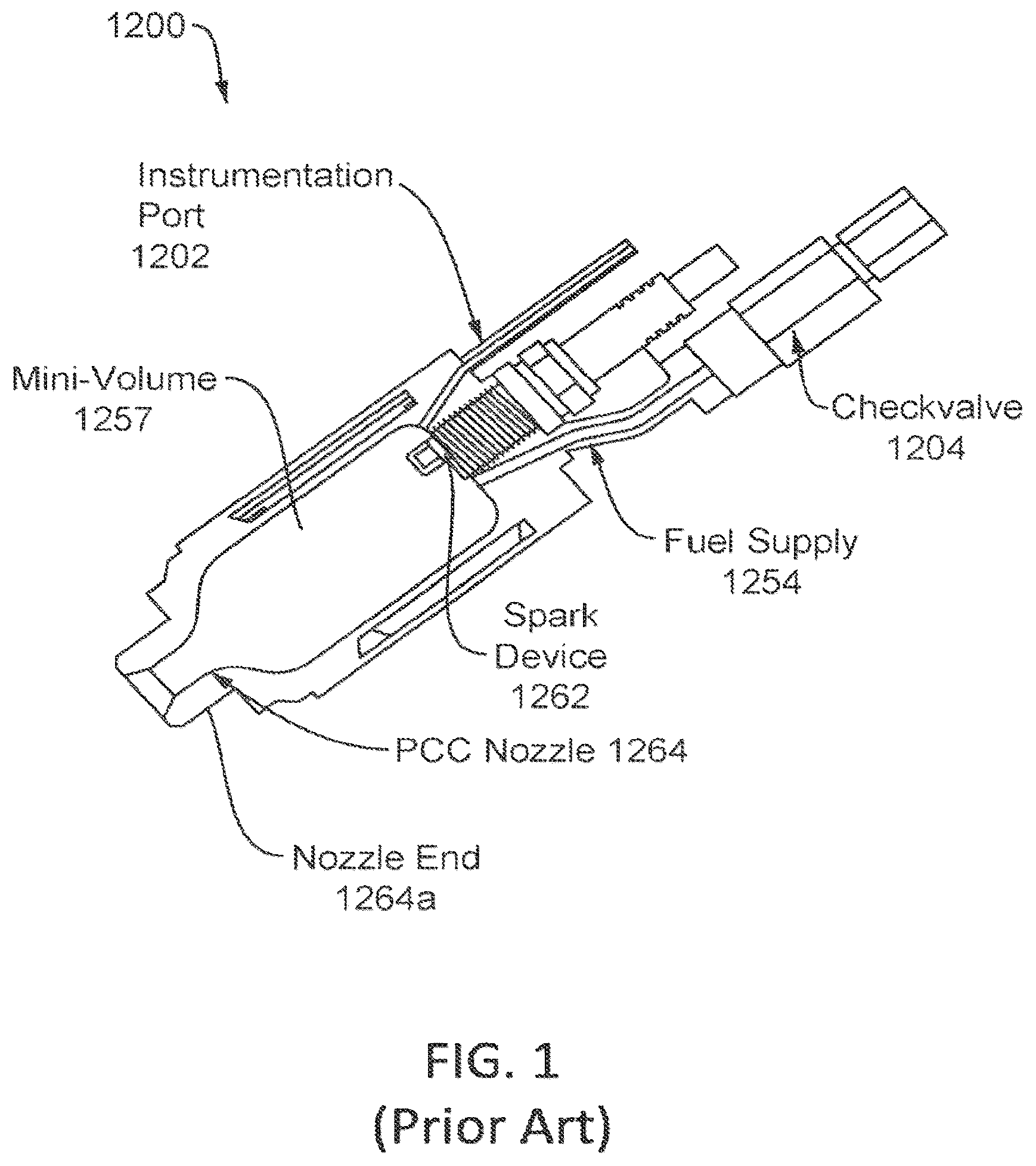 Patent US12480435 — Systems, apparatus, and methods for inducing enhanced radical ignition in internal combustion engines using a radical chemicals generator — Figure 1