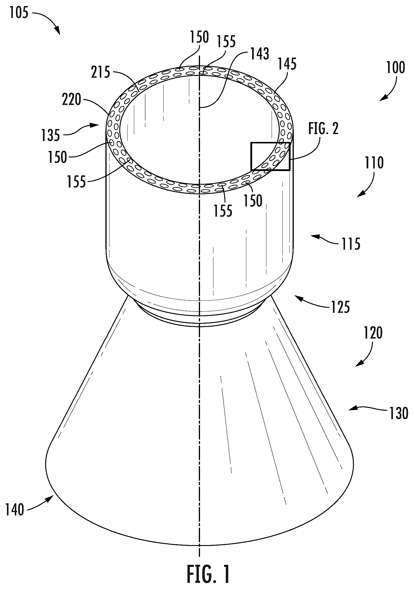 Patent US12480460 — Composite tubular structure — Figure 1
