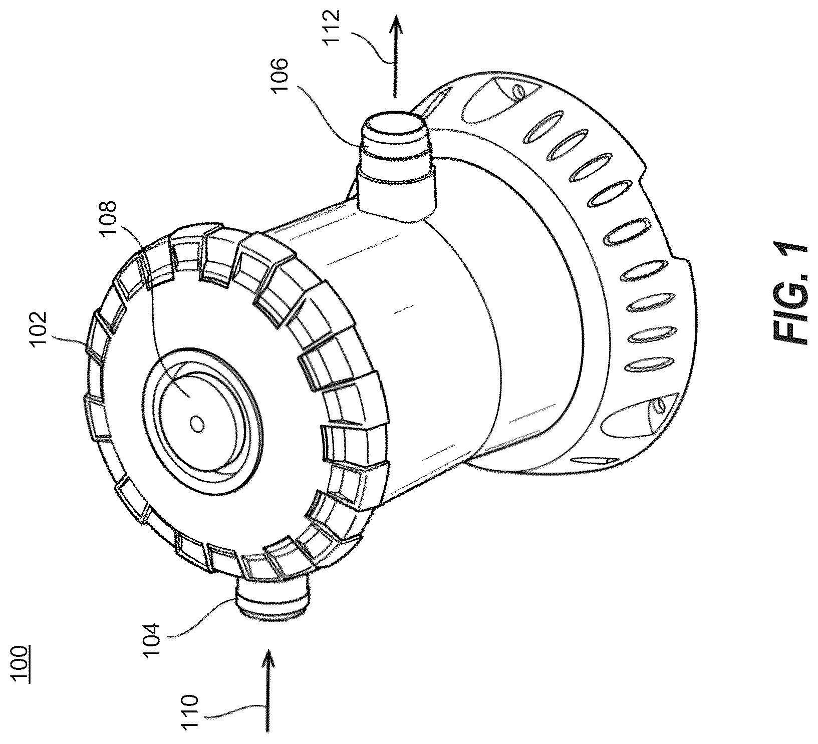 Patent US12480499 — Automatic exhaust mechanism — Figure 1