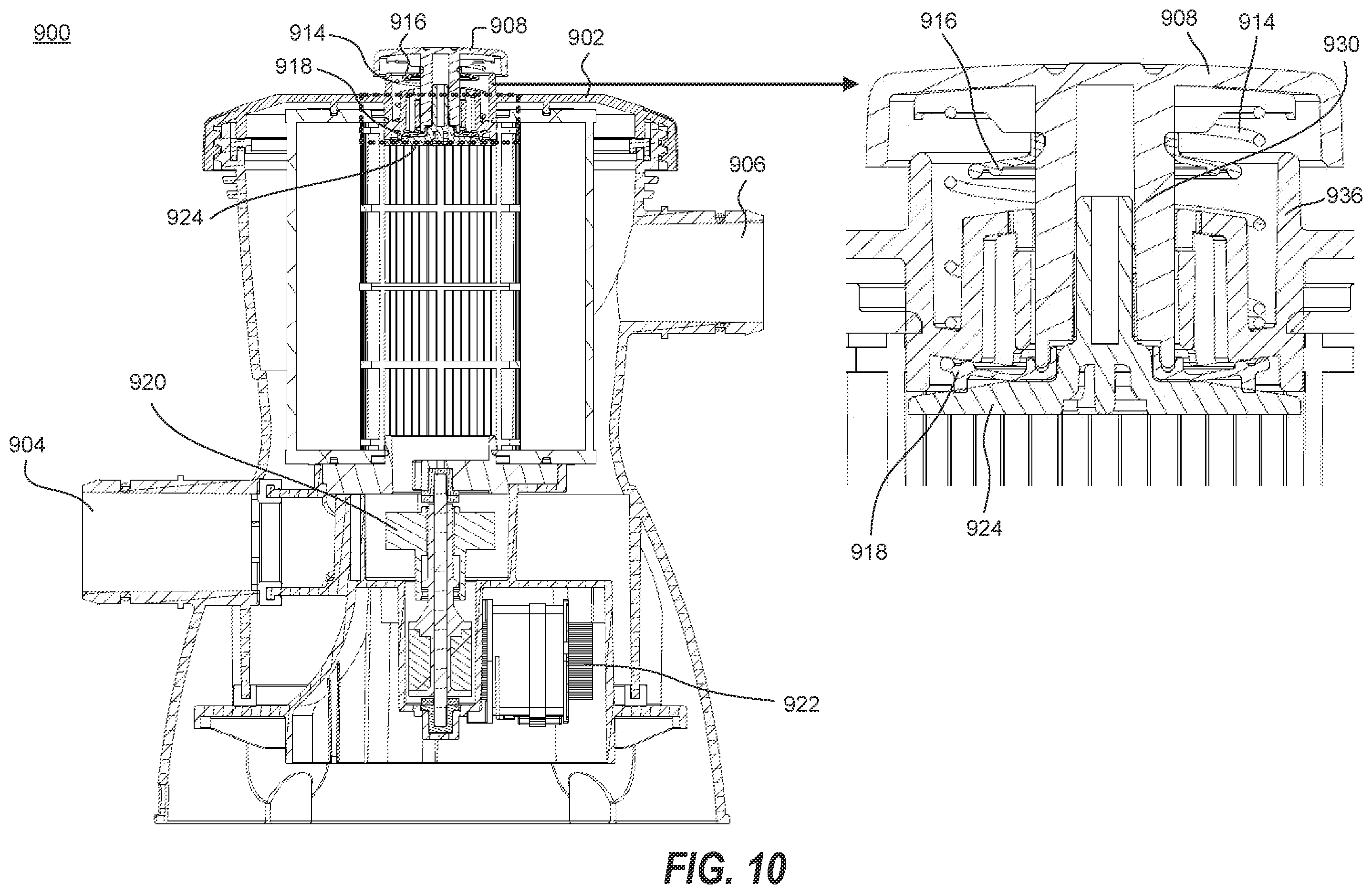 Patent US12480500 Figure 11 – Automatic exhaust mechanism