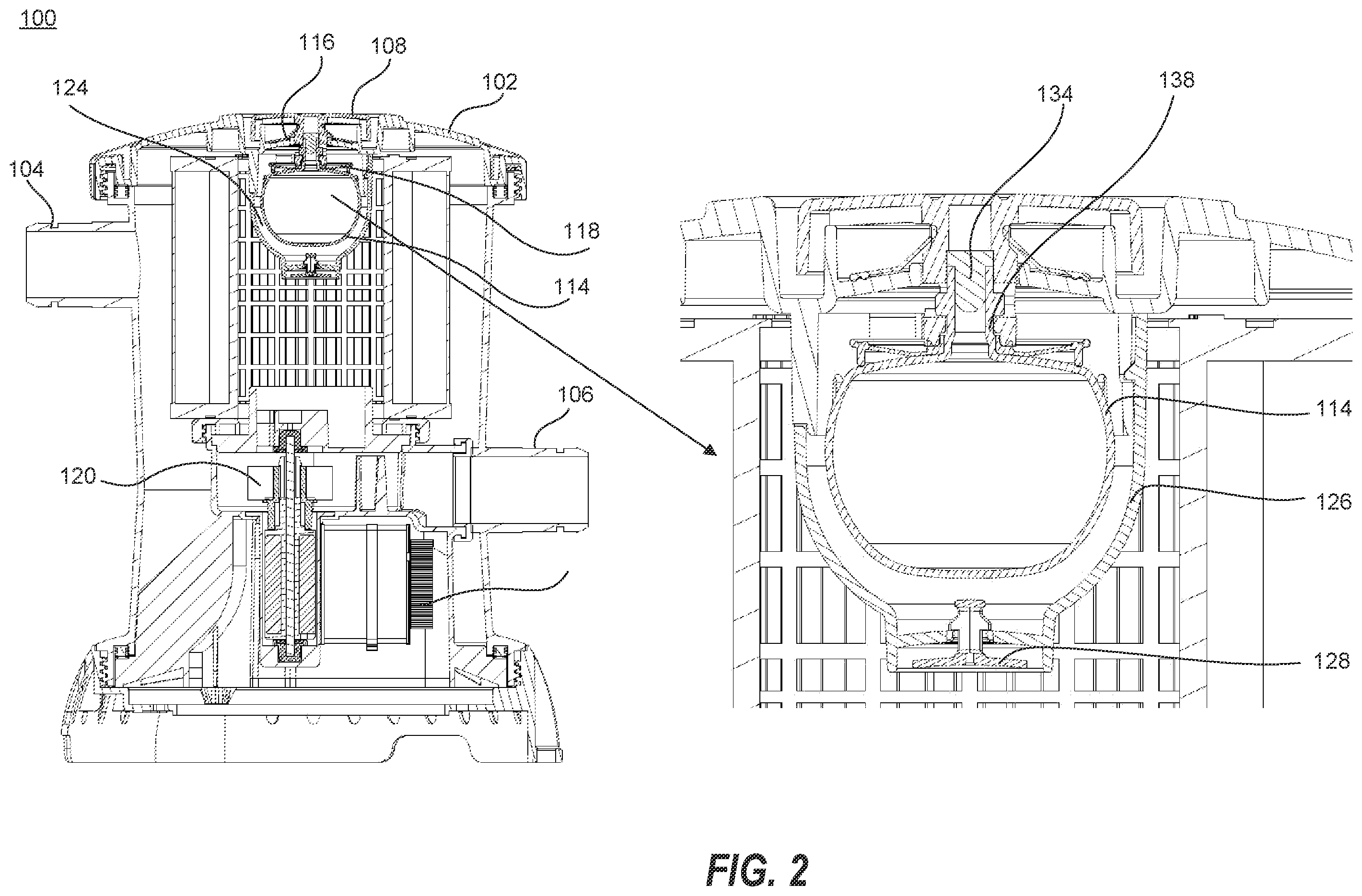 Patent US12480501 Figure 2 – Knob for automatic exhaust mechanism