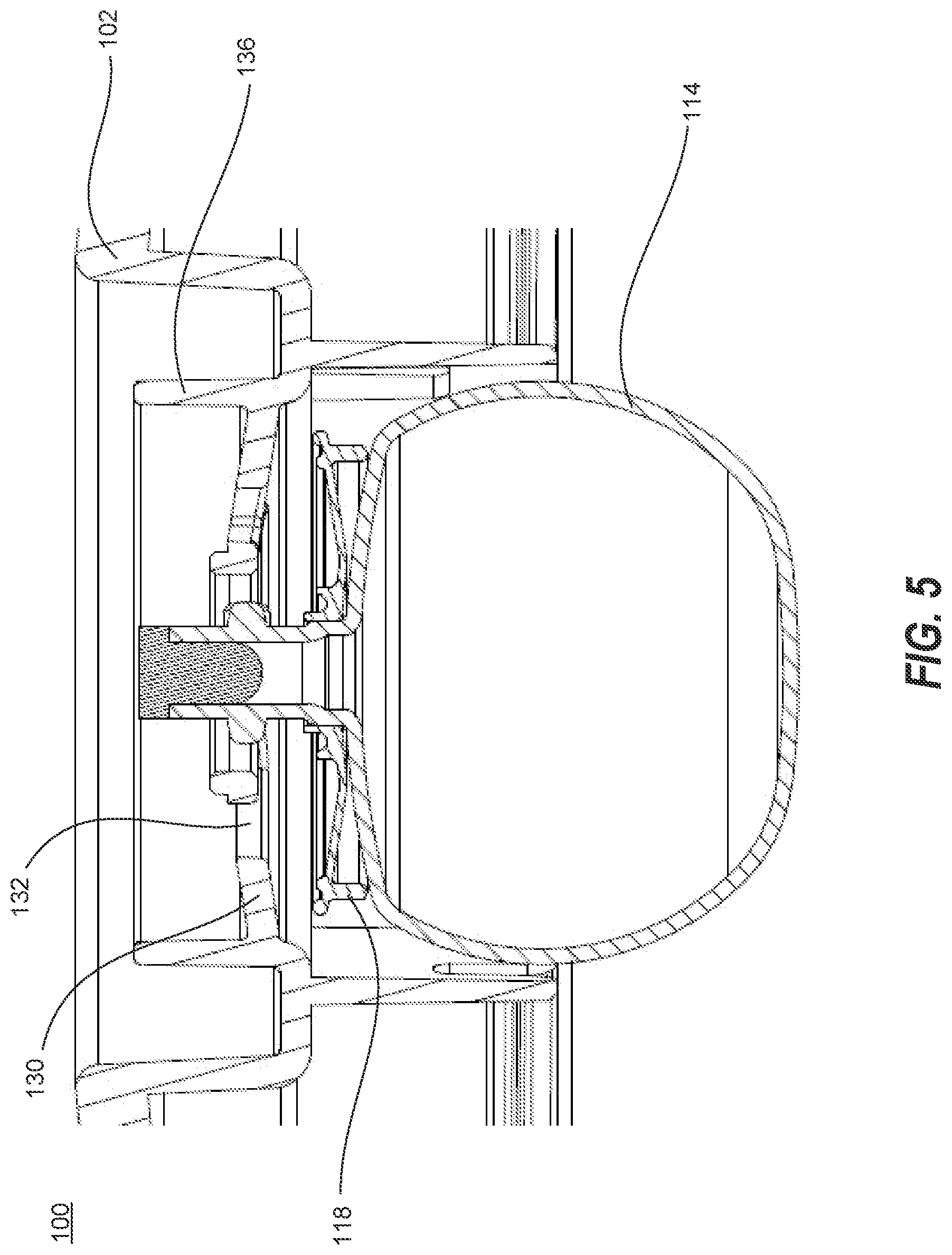 Patent US12480501 Figure 5 – Knob for automatic exhaust mechanism