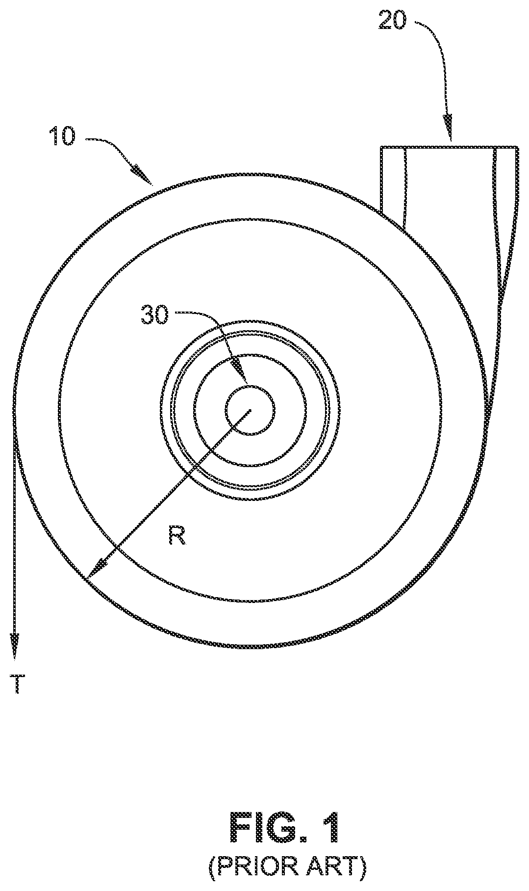 Patent US12480504 — Compact low noise efficient blower for CPAP devices — Figure 1