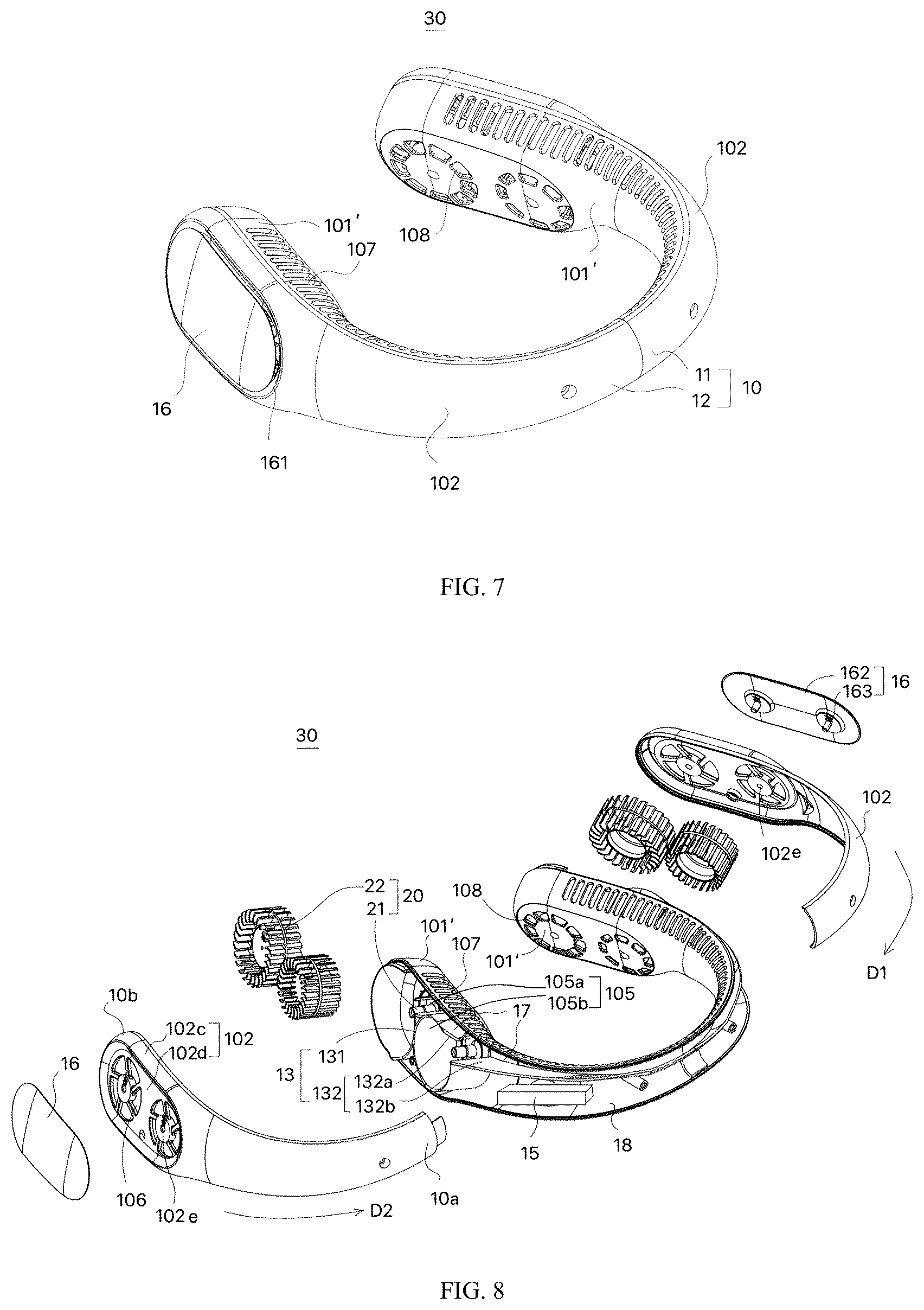Patent US12480509 Figure 4 – Neck fan