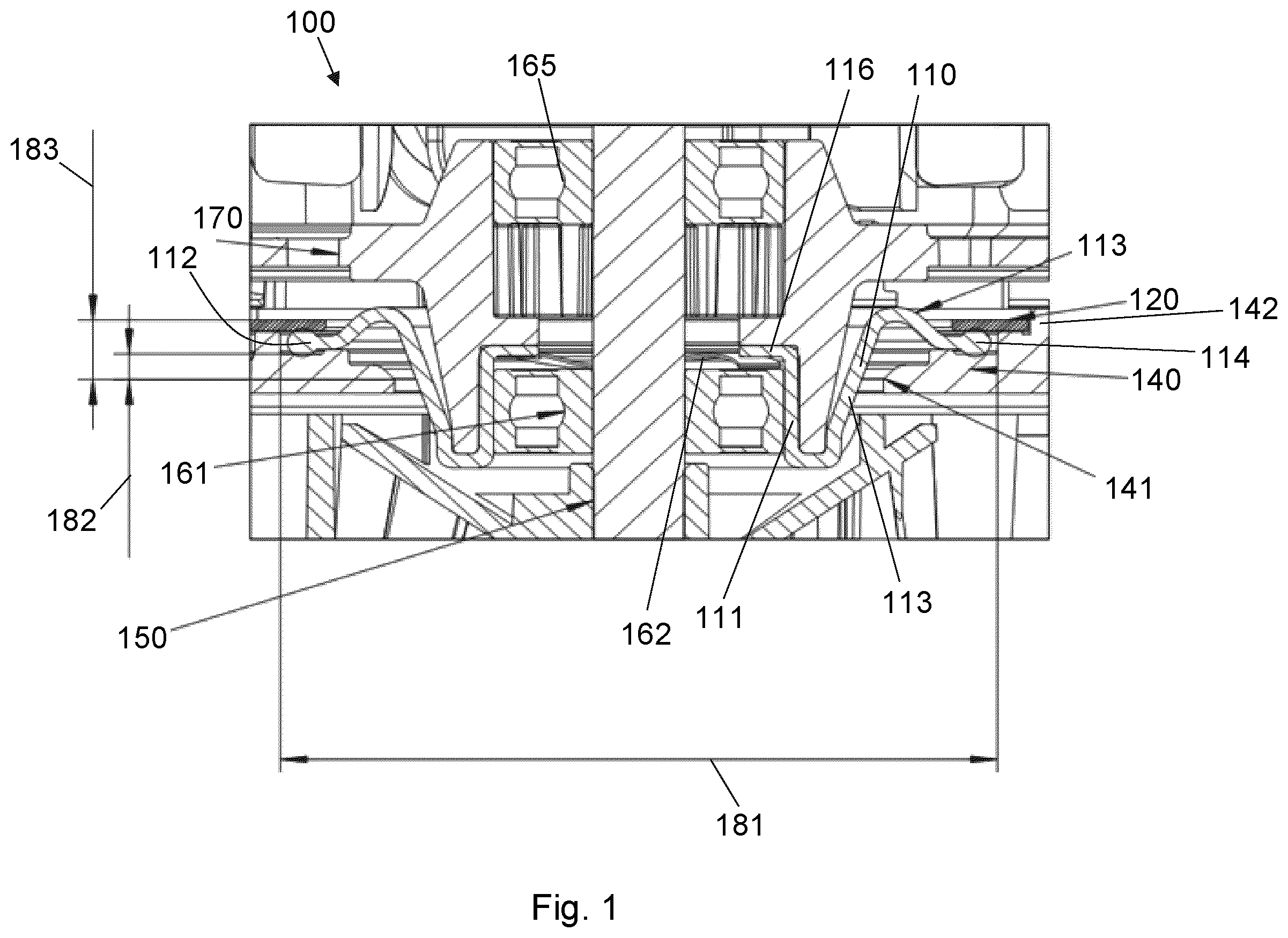 Patent US12480517 — Sealing assembly for a shaft passage opening for a fan — Figure 1