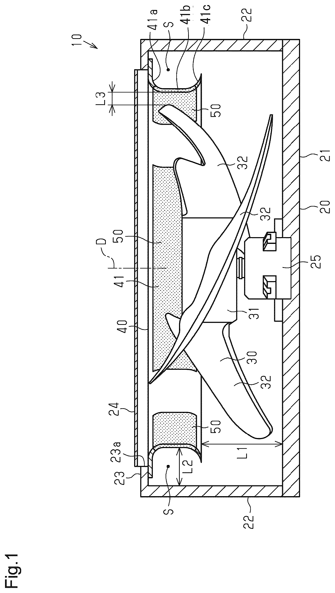 Patent US12480531 Figure 1 – Bell mouth and fan unit
