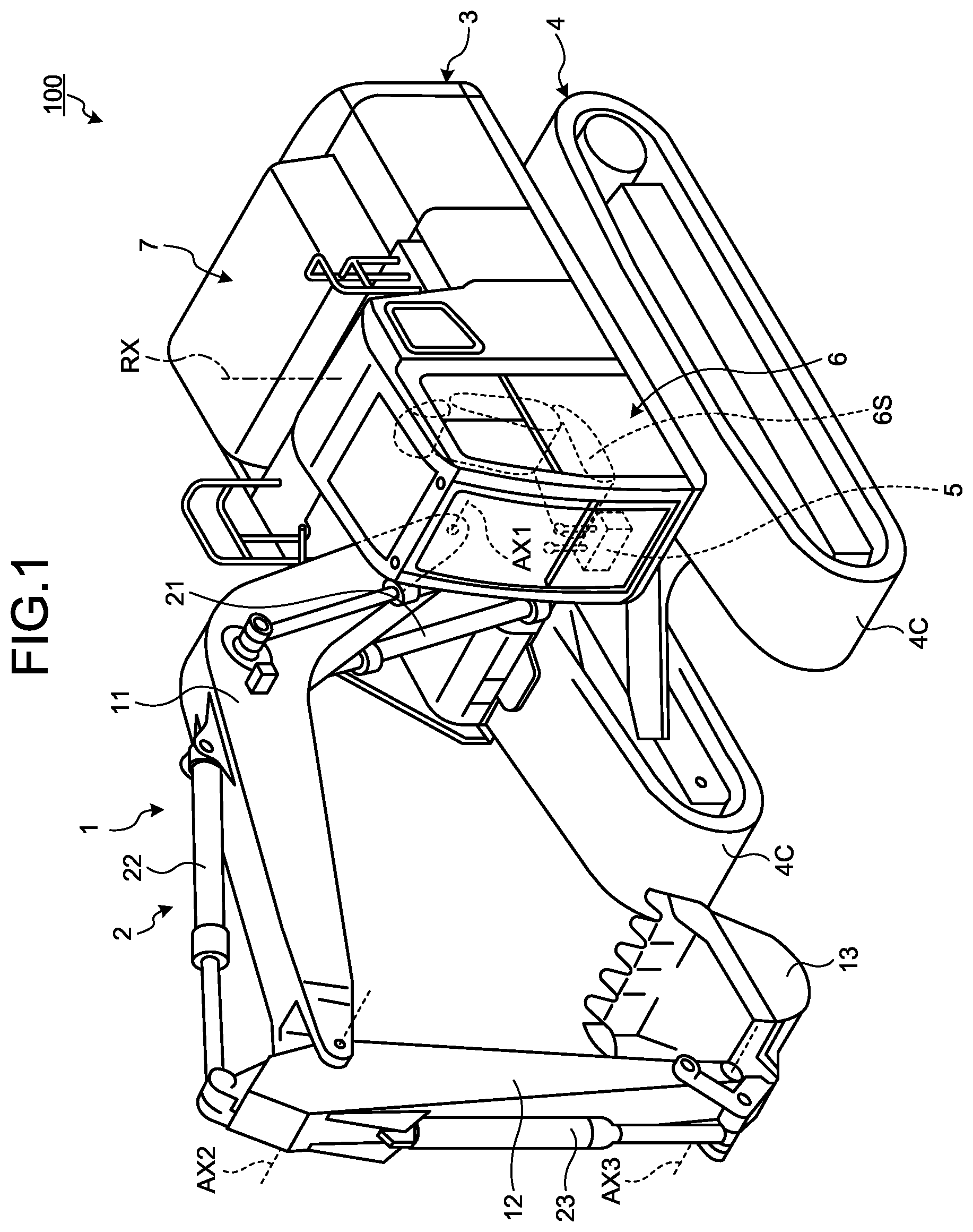 Patent US12480533 — Work machine control system, work machine, work machine control method, and work machine control device — Figure 1