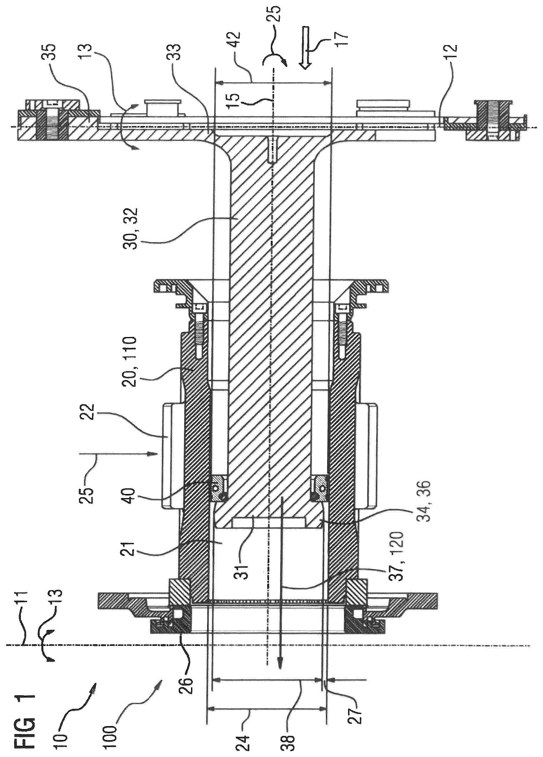 Patent US12480548 — Double-jointed coupling, bogie, rail vehicle, industrial application and computer program product — Figure 1