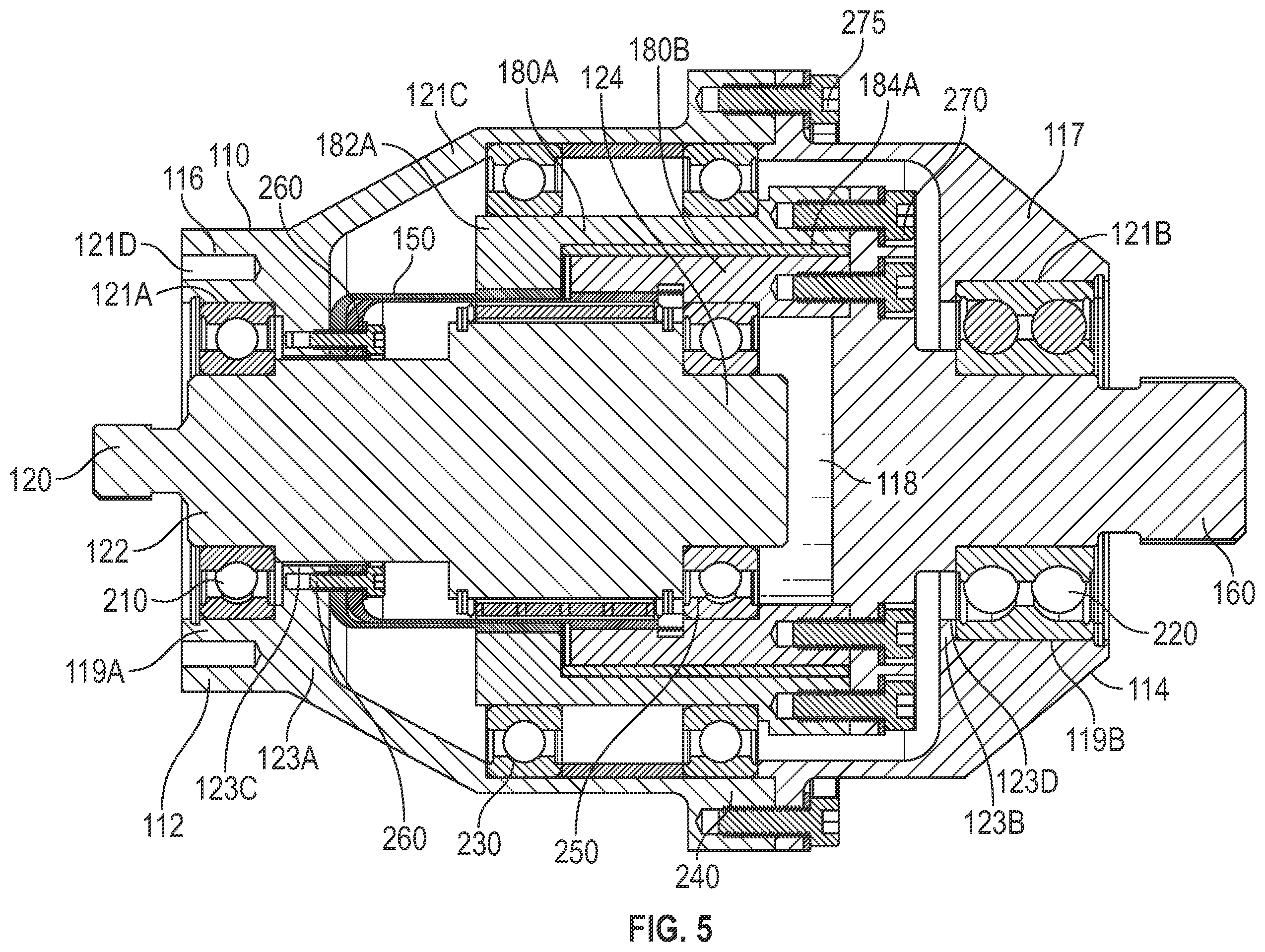 Patent US12480567 Figure 5 – Harmonic gear systems having redundant load paths between input and output shafts
