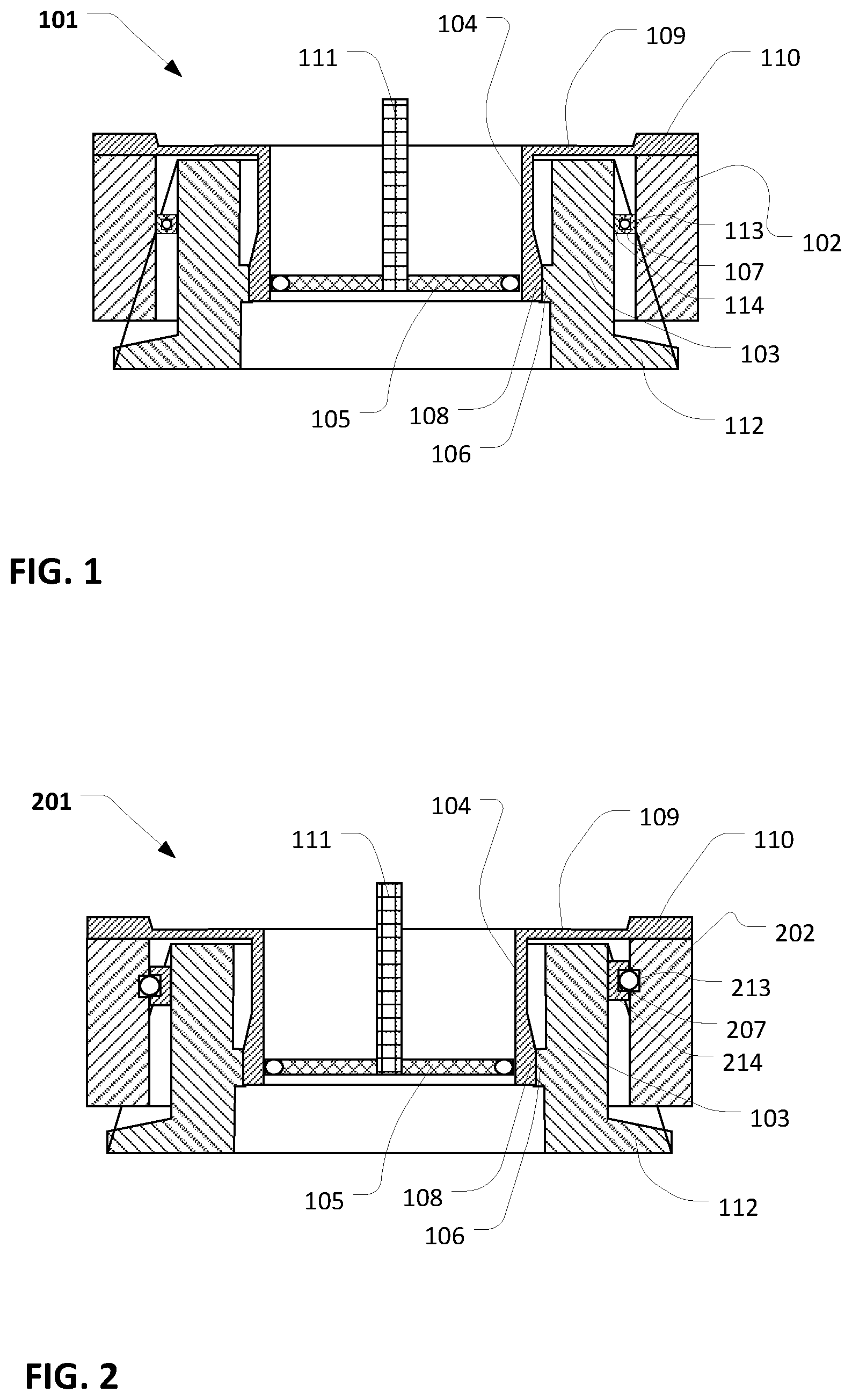 Patent US12480568 — Strain wave gear with output flange and integrated encoder — Figure 1