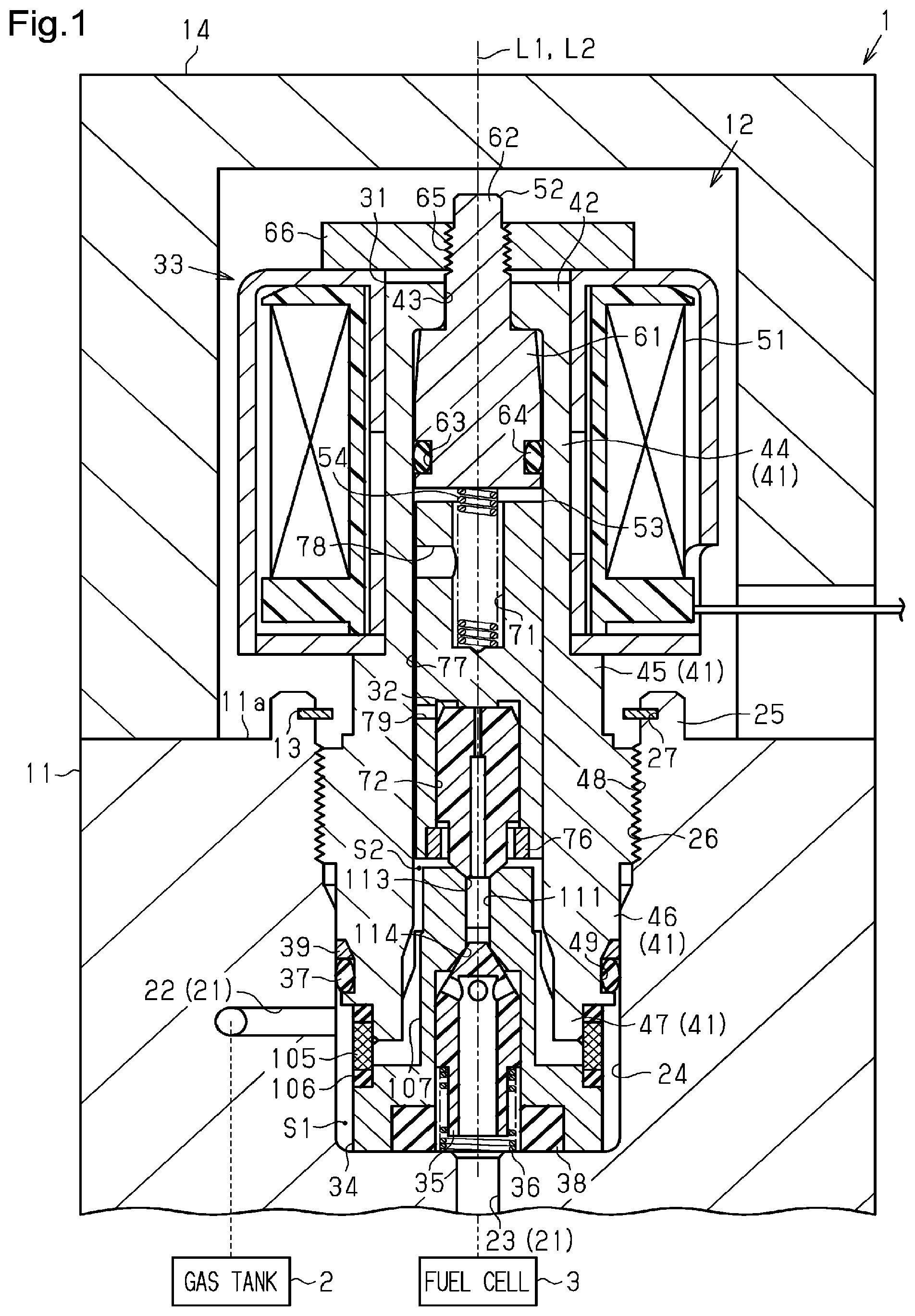 Patent US12480588 — Valve assembly — Figure 1
