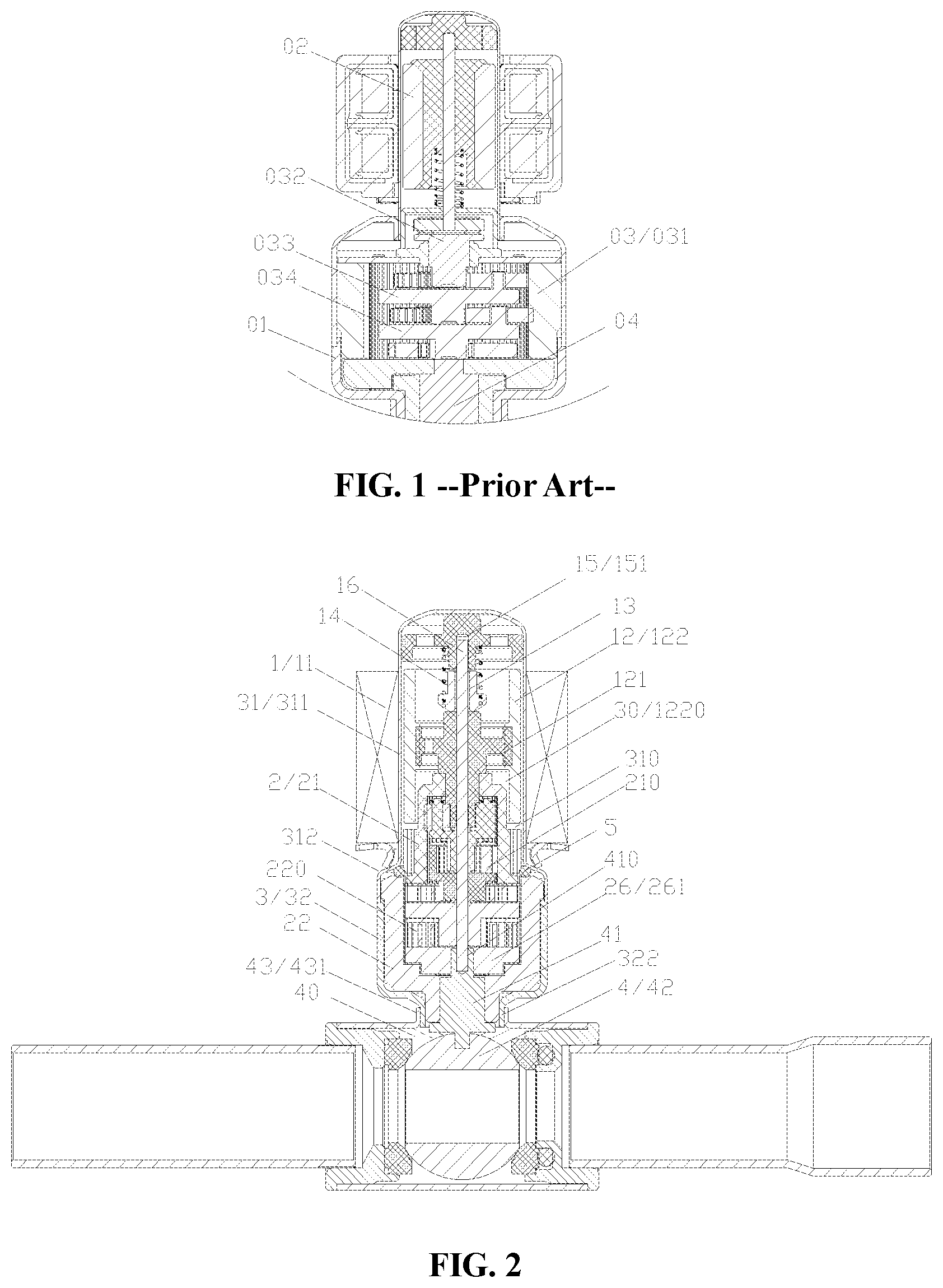 Patent US12480597 Figure 1 – Electric valve