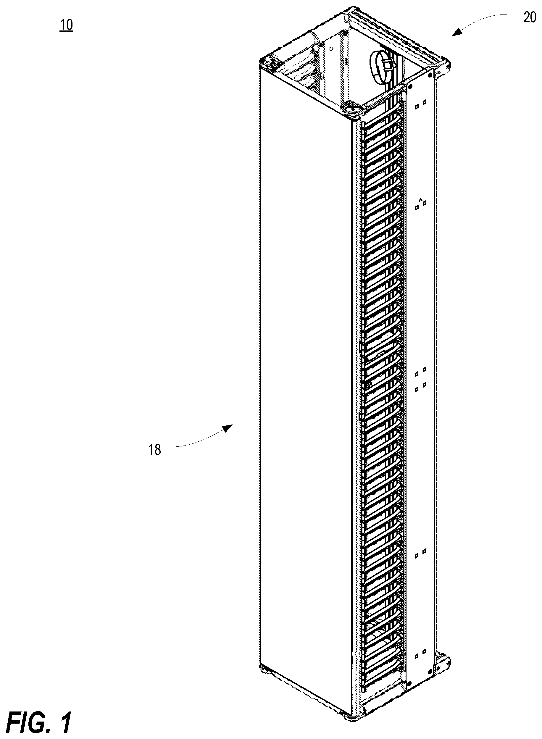 Patent US12480603 — Accessory positioning system for cable manager — Figure 1