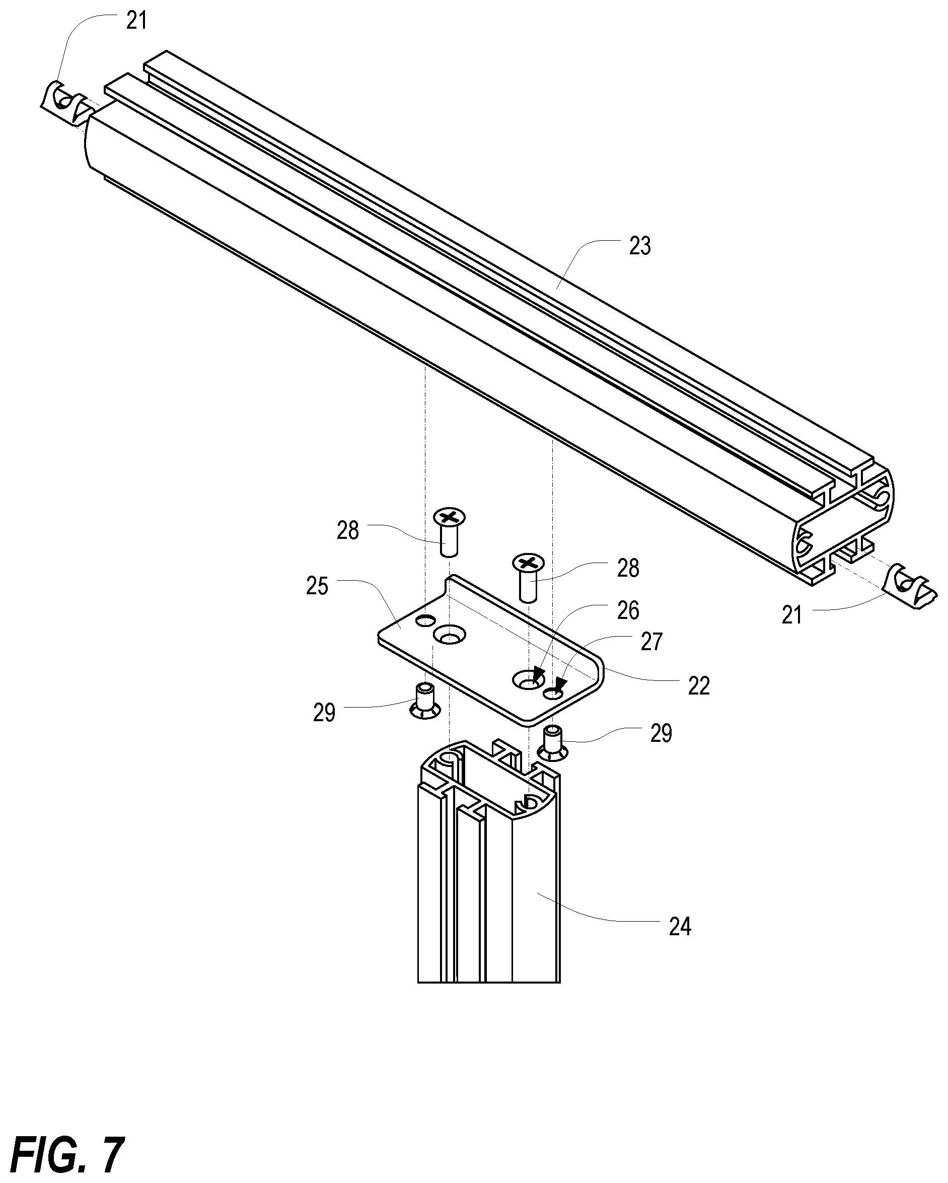 Patent US12480603 Figure 7 – Accessory positioning system for cable manager