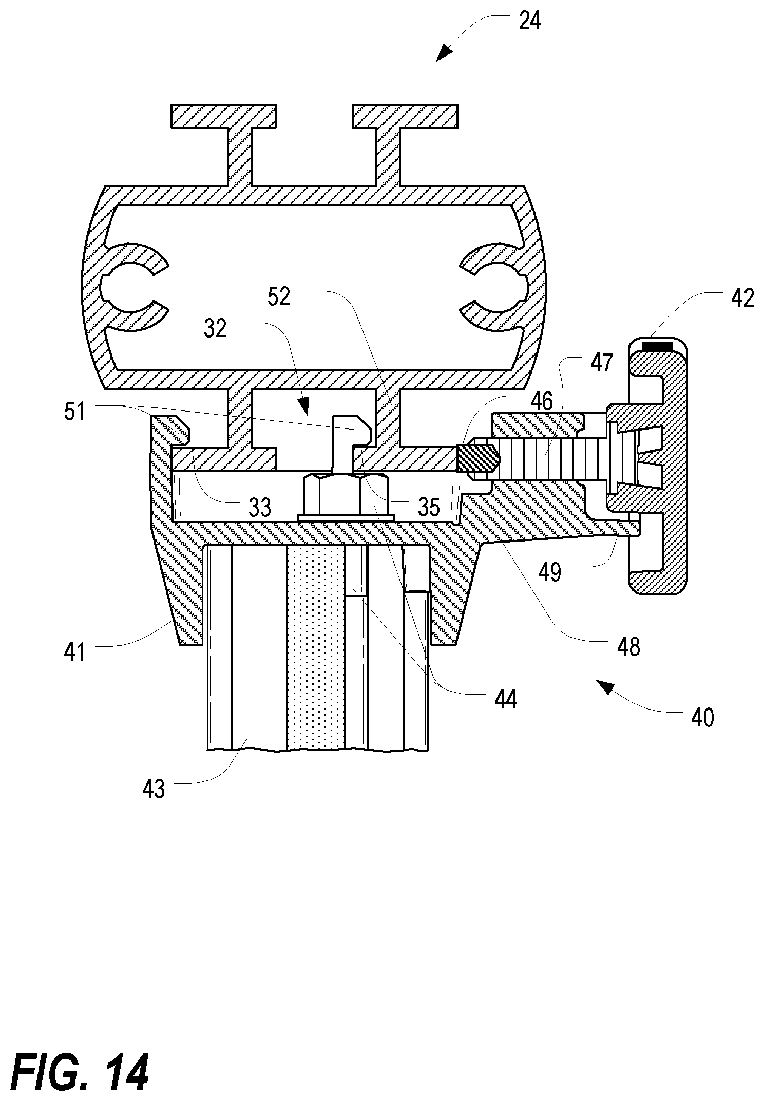 Patent US12480603 Figure 14 – Accessory positioning system for cable manager