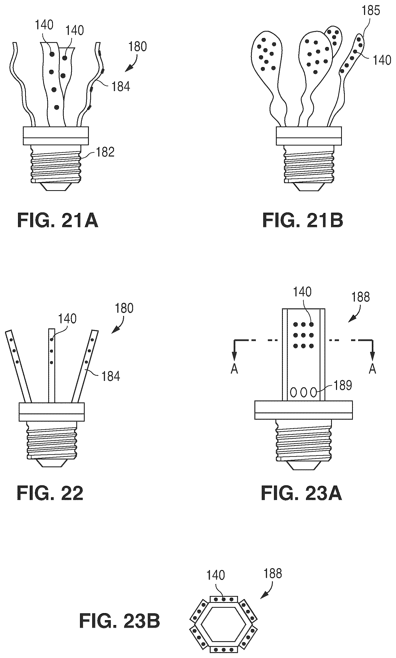 Patent US12480626 Figure 6 – Solid state lamp using light emitting strips