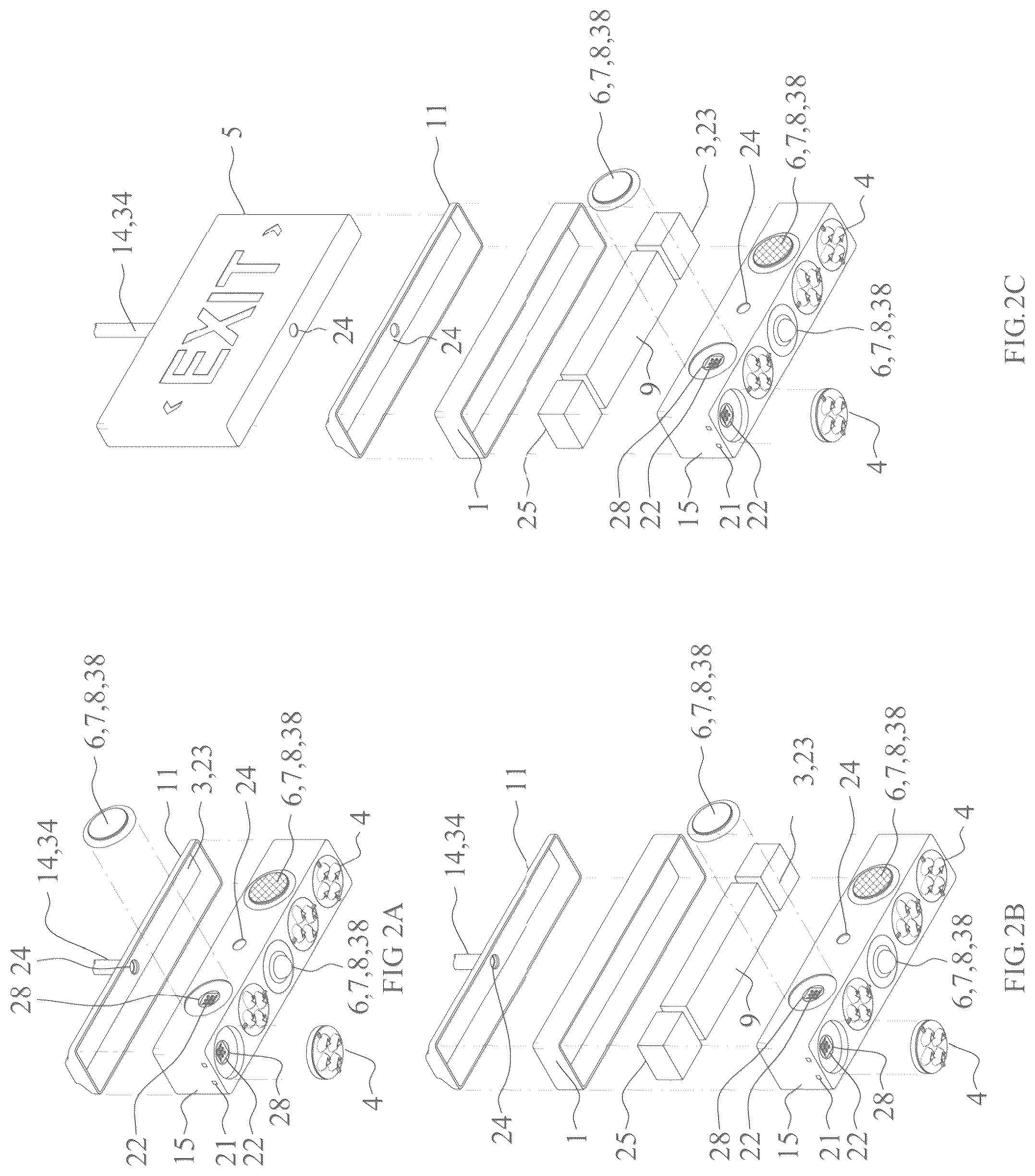 Patent US12480630 Figure 3 – Building egress lighting apparatus method and system with direction designator projection features