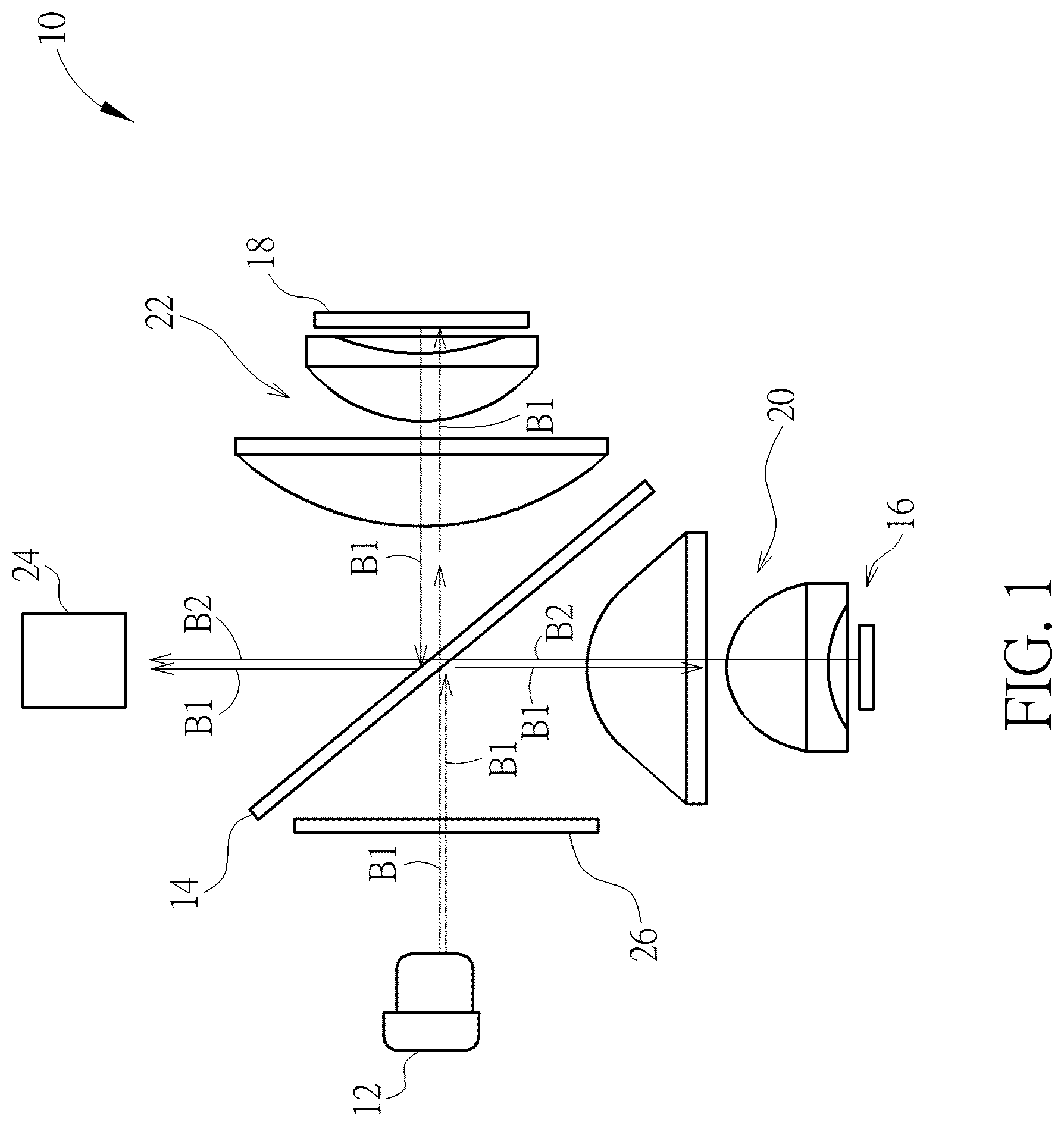 Patent US12480637 — Reflector and illumination device a reflective layer and homogenization layer with particles disposed within a packaging material — Figure 1