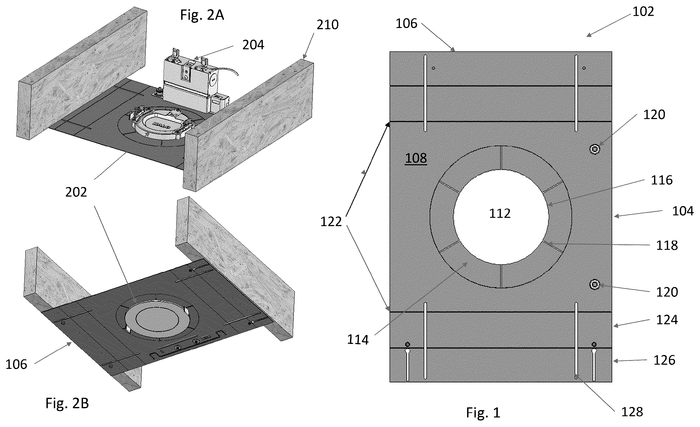 Patent US12480644 Figure 1 – Configurable flat mounting frame with hanger bars