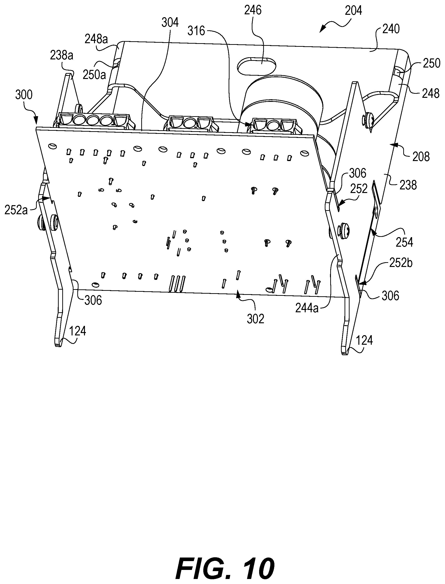Patent US12480646 Figure 7 – Aiming system for retrofitting a lighting system with LED lights