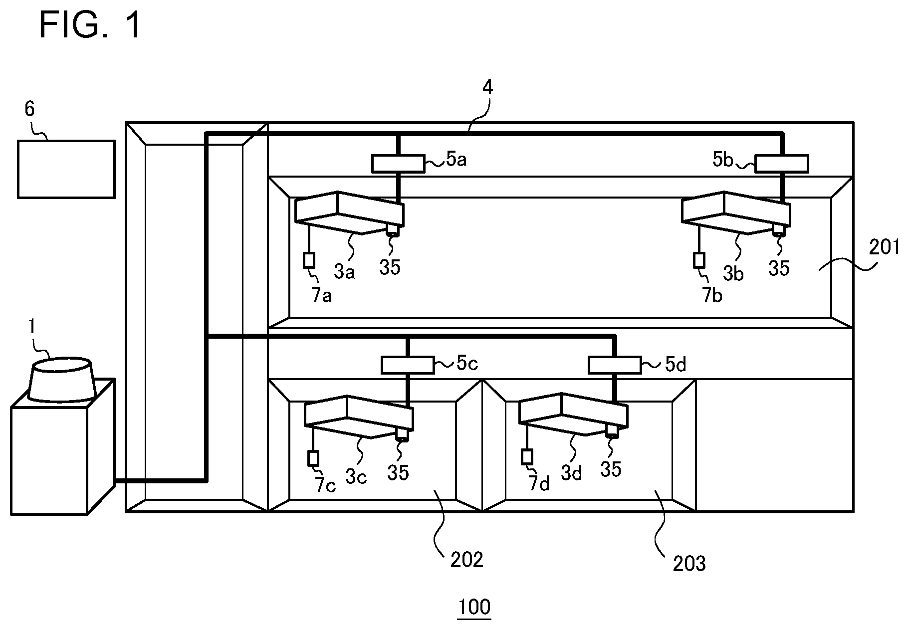 Patent US12480673 Figure 1 – Air-conditioning apparatus