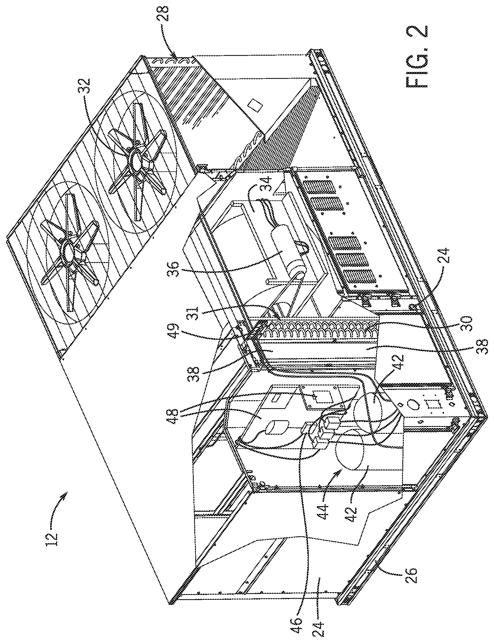 Patent US12480685 Figure 2 – Shield for HVAC drain pan