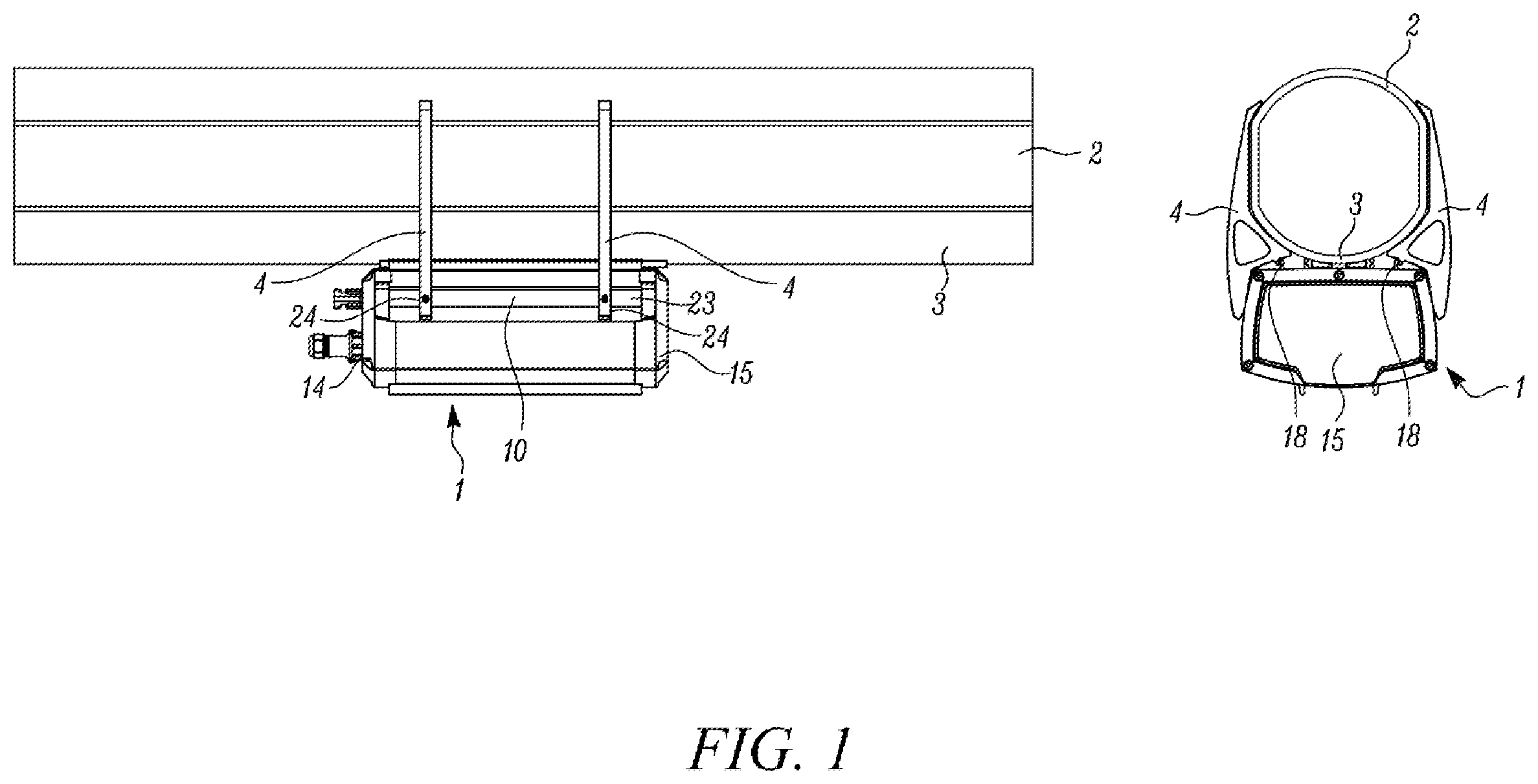 Patent US12480688 — Fastening system for fastening a casing to a tube — Figure 1