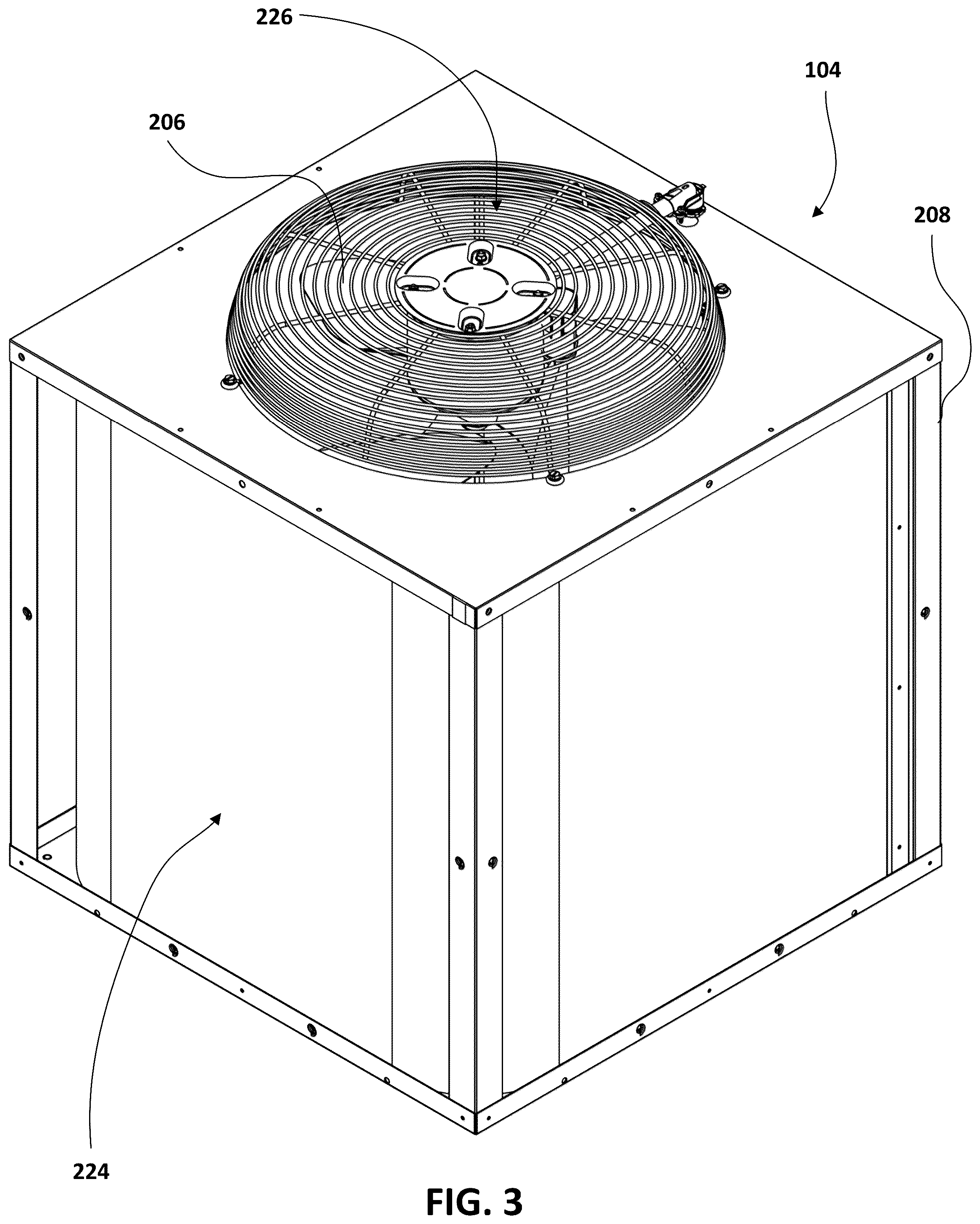 Patent US12480693 Figure 3 – Dry cooler for an ice maker