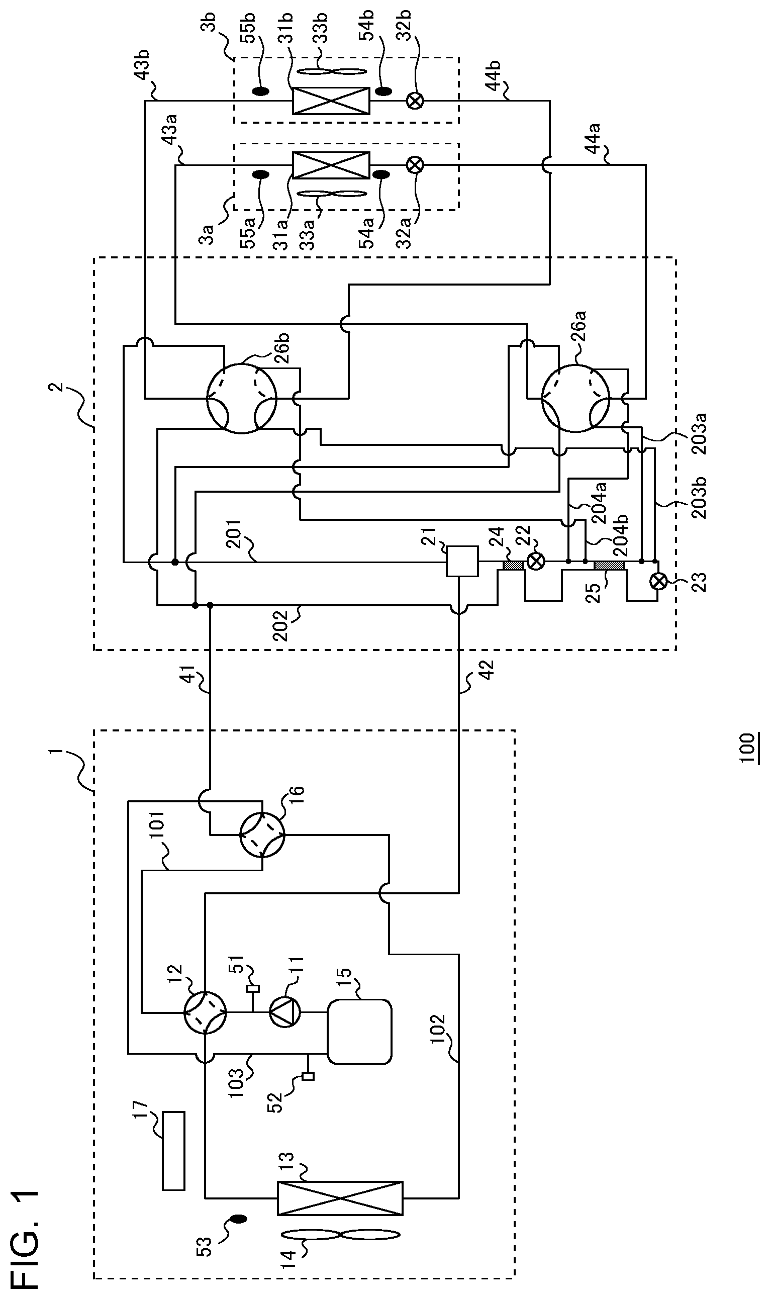Patent US12480696 — Refrigeration cycle apparatus — Figure 1