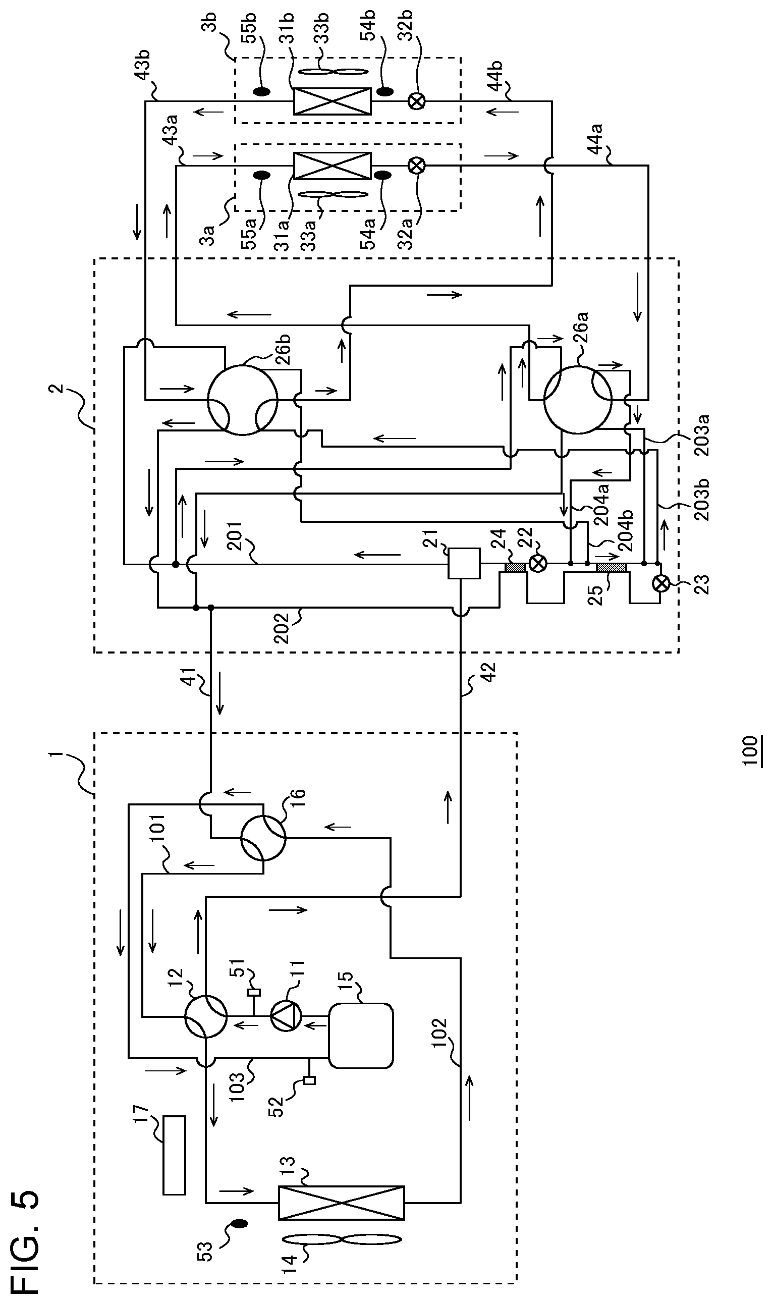 Patent US12480696 Figure 5 – Refrigeration cycle apparatus