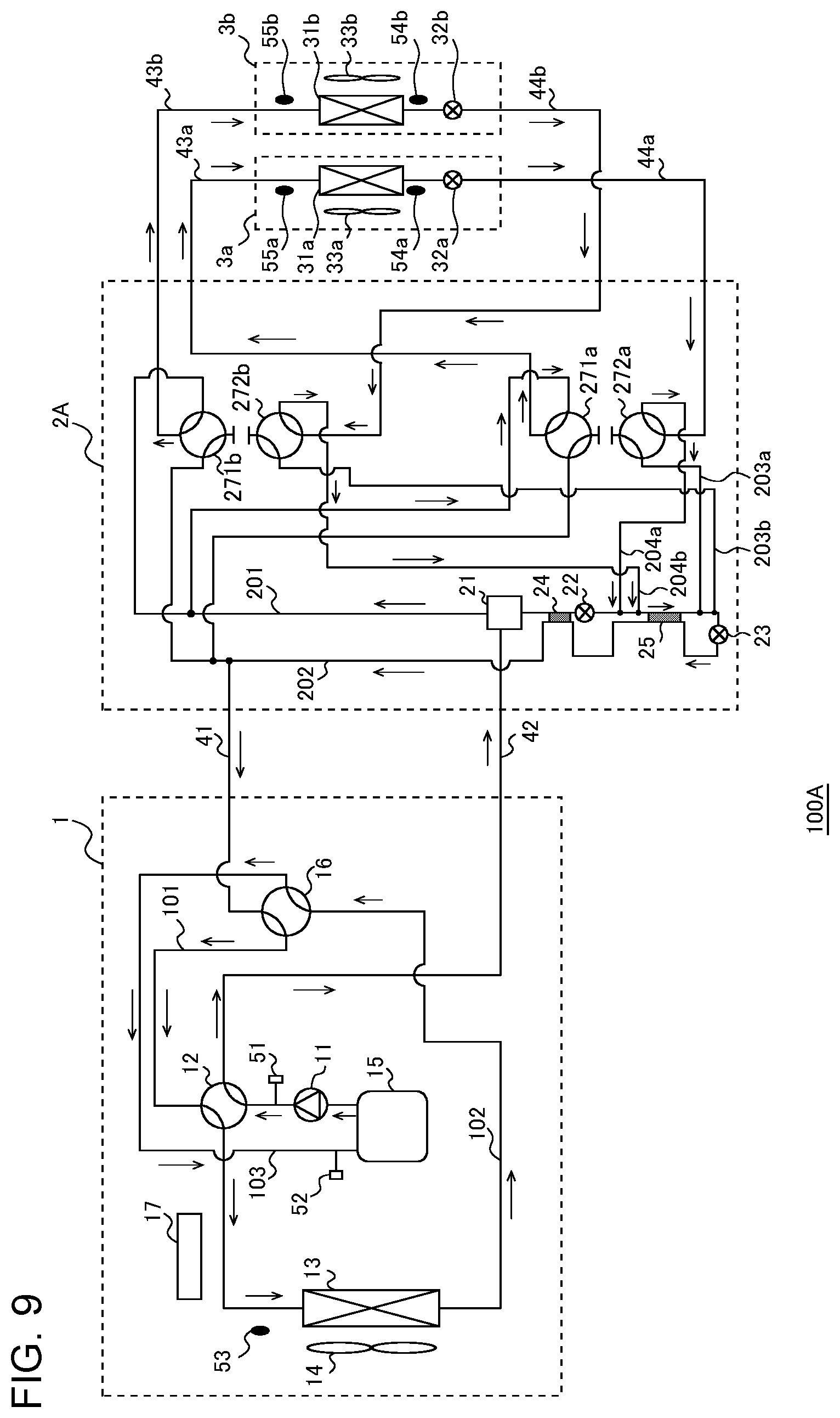 Patent US12480696 Figure 9 – Refrigeration cycle apparatus