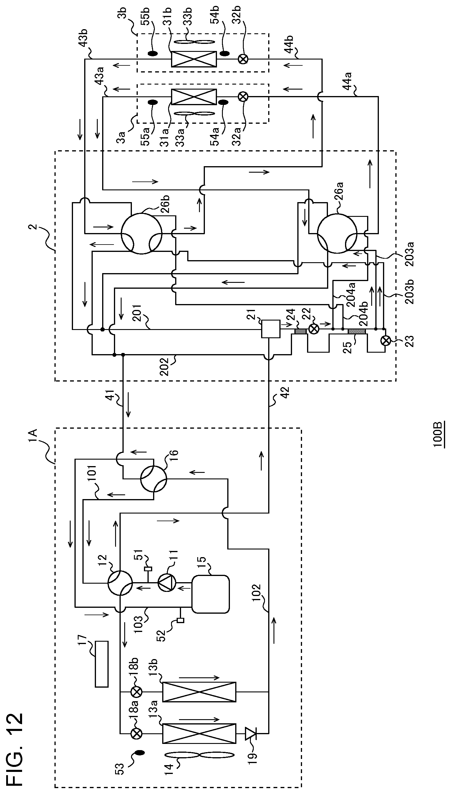 Patent US12480696 Figure 12 – Refrigeration cycle apparatus
