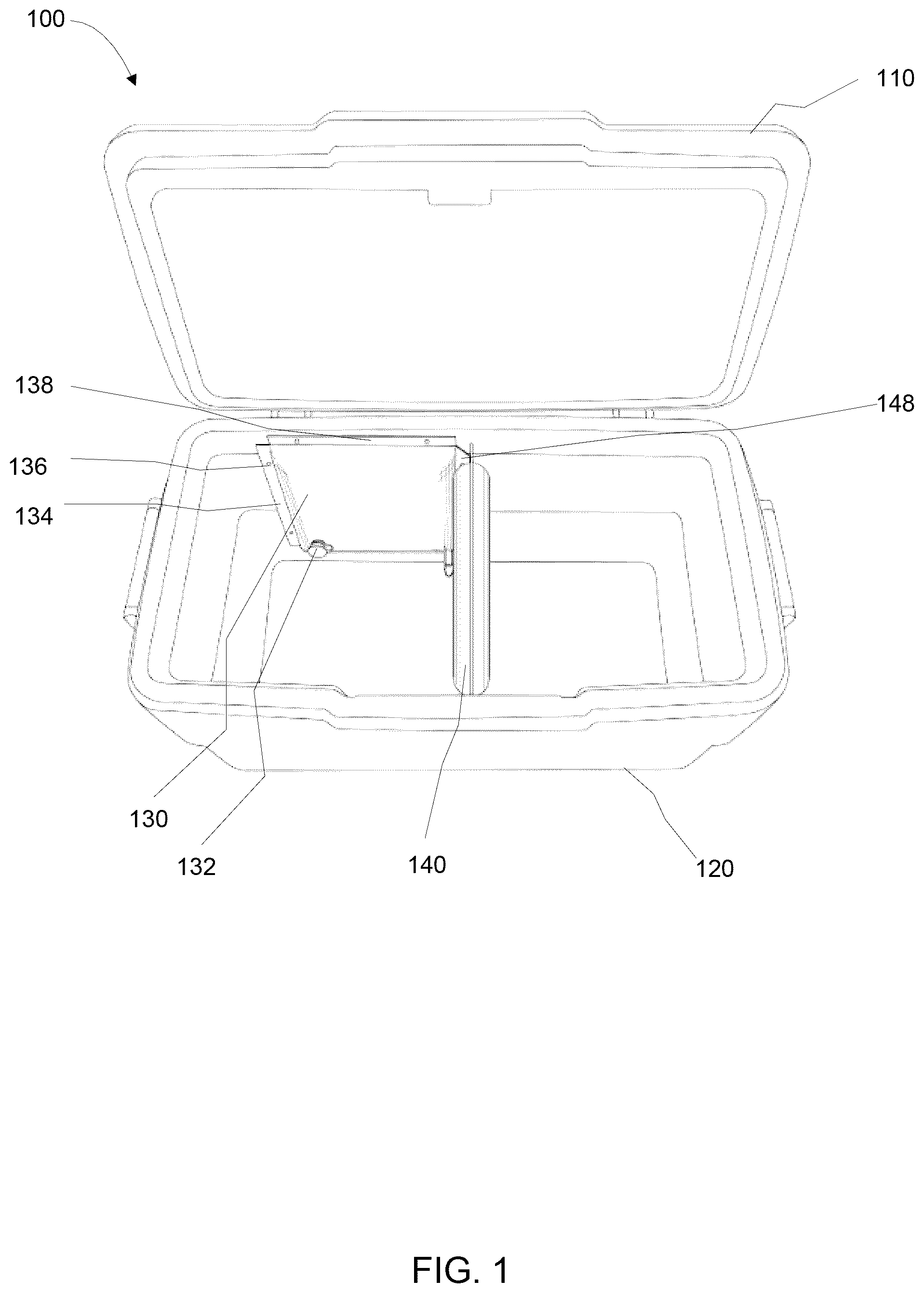 Patent US12480700 — Dynamic cooler configuration — Figure 1