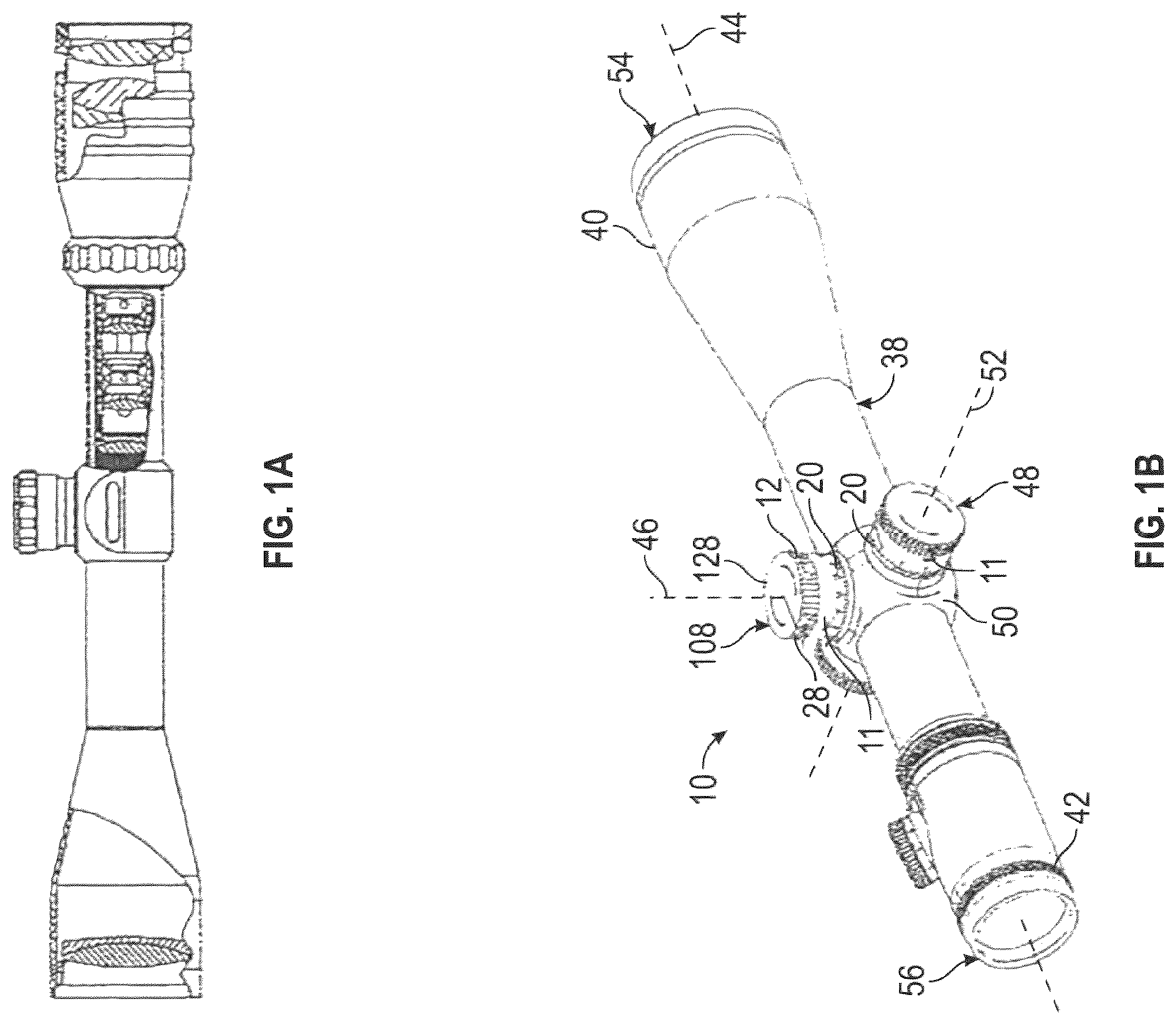 Patent US12480743 — Viewing optic with an enabler interface — Figure 1