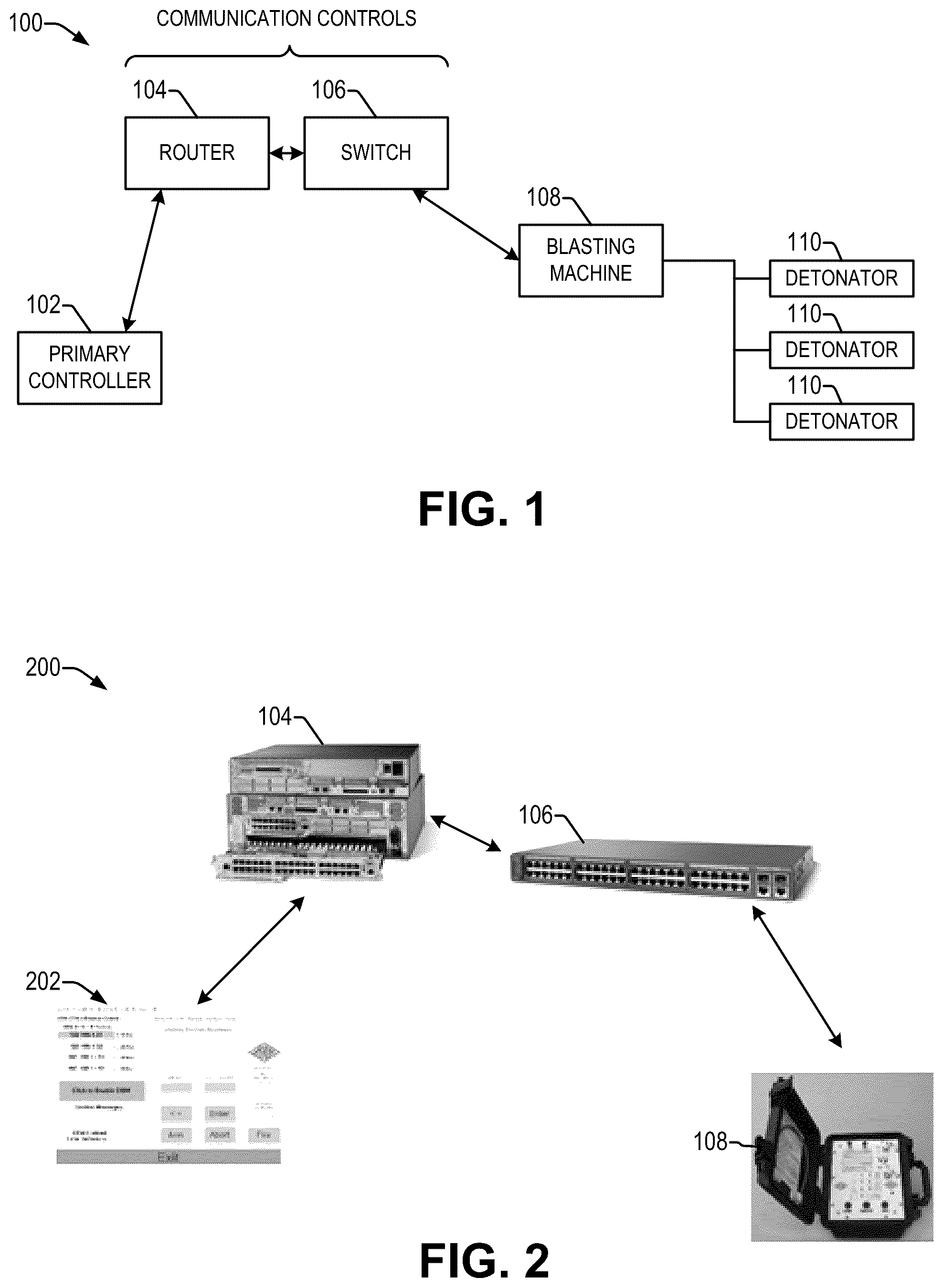 Patent US12480752 — Enhanced safety and reliability for a networked detonator blasting system — Figure 1