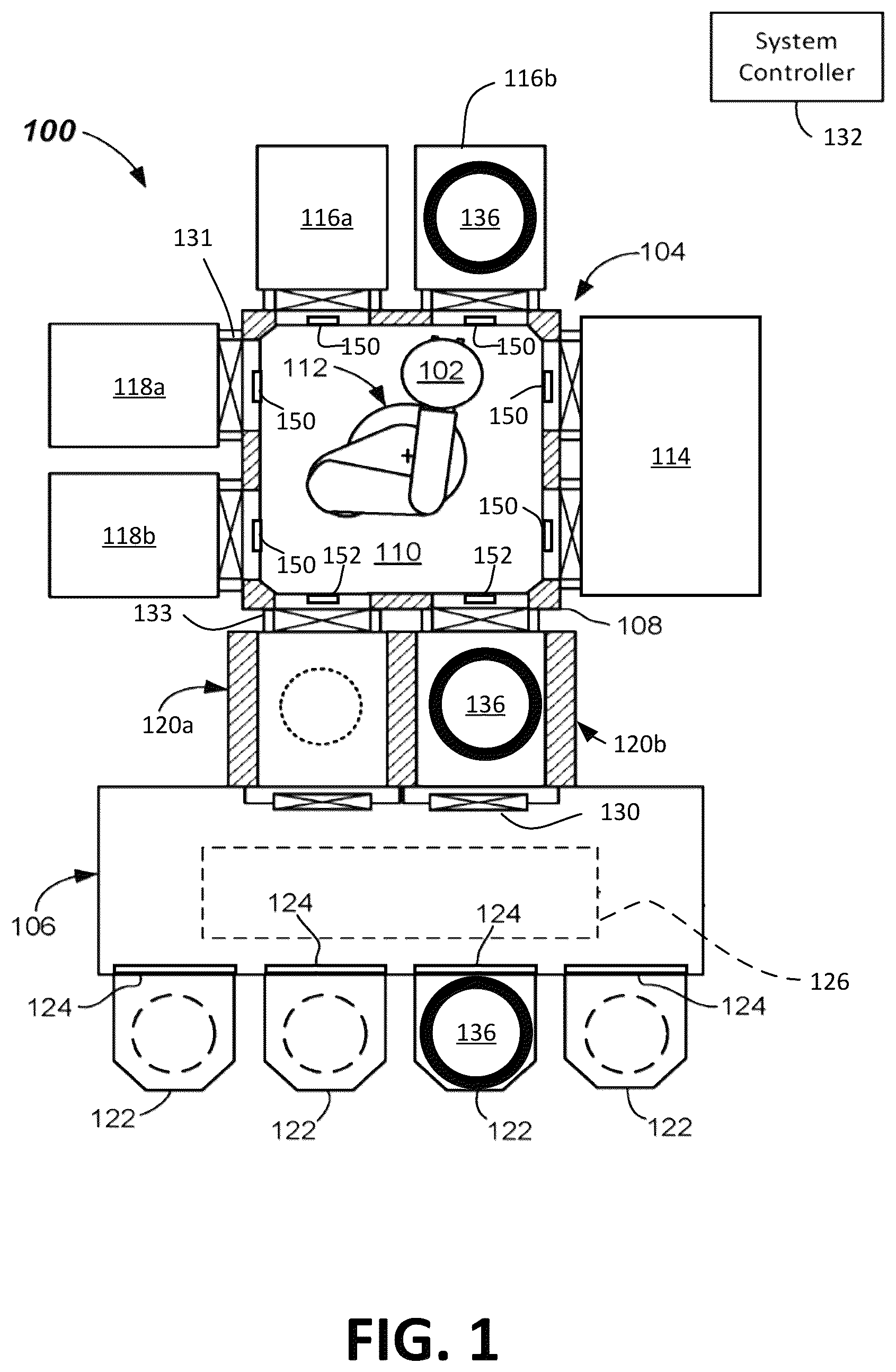 Patent US12480761 — High temperature auto teach calibration disc — Figure 1