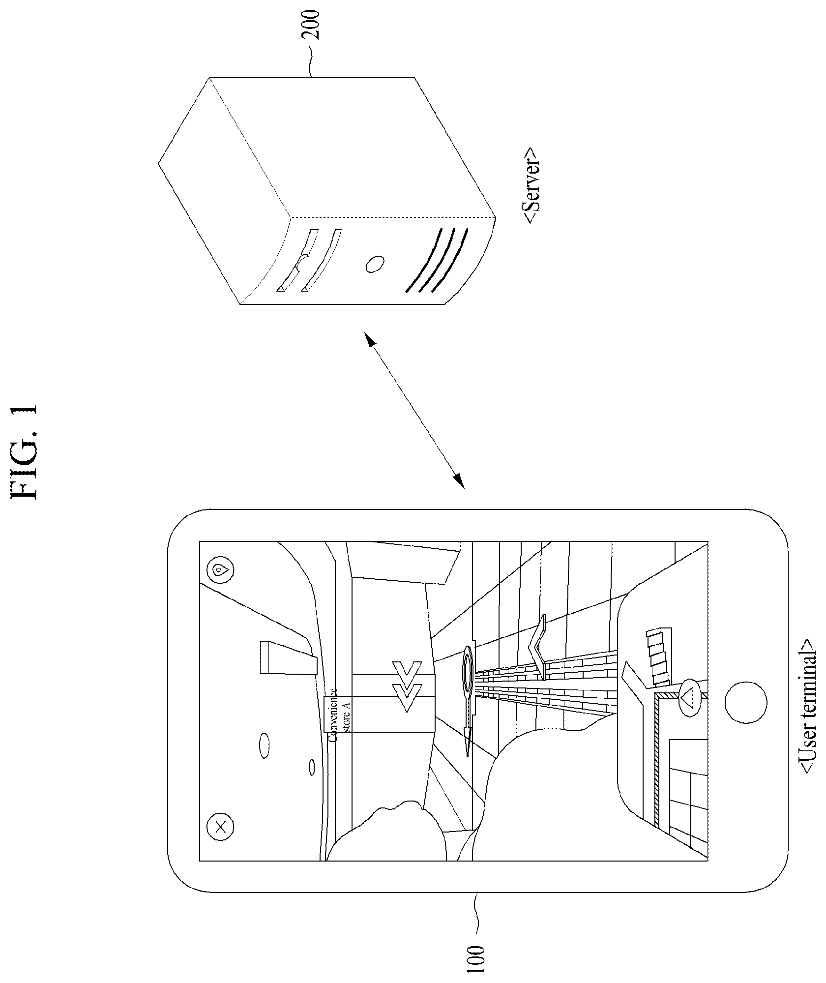 Patent US12480776 Figure 1 – Route guidance method and device using augmented reality view