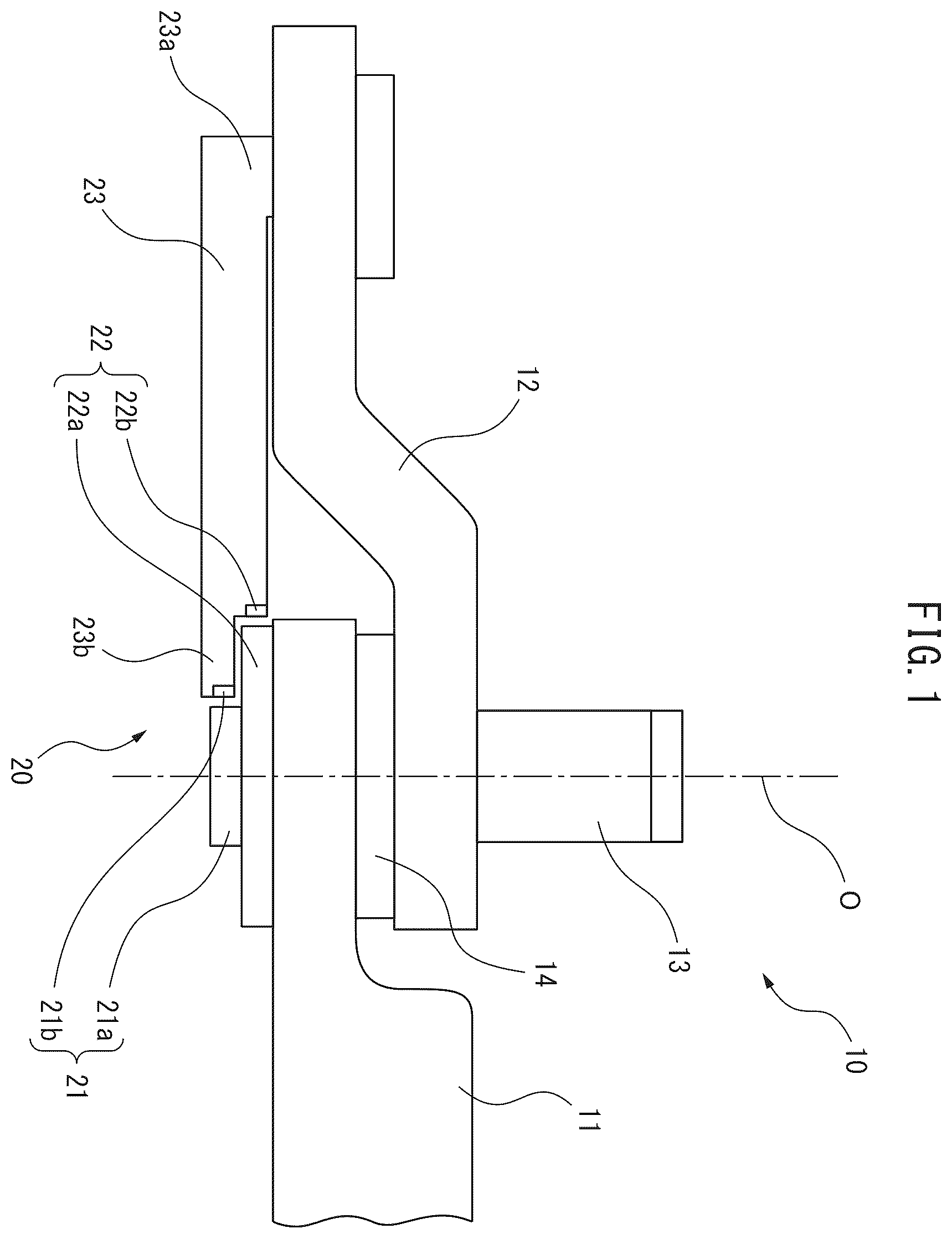 Patent US12480788 — Displacement detecting sensor, control device, and control system — Figure 1