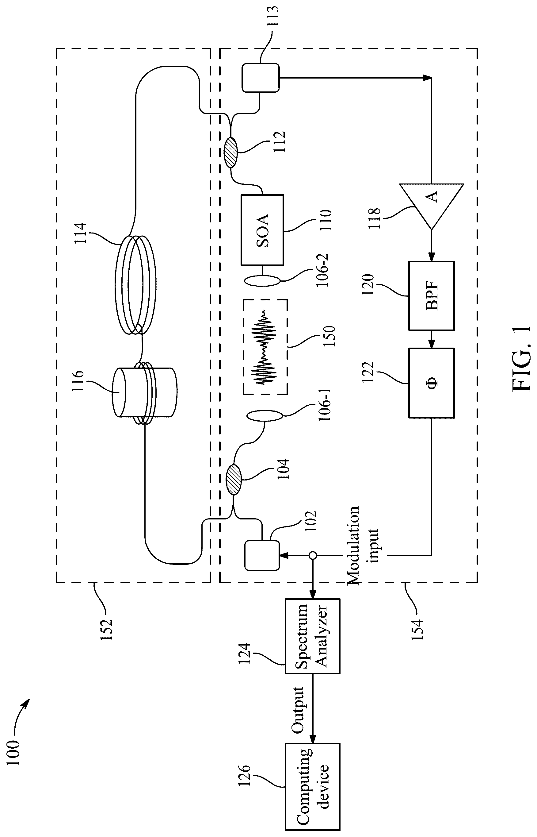 Patent US12480789 — Hybrid free space oscillators for ultraprecision sensor applications — Figure 1