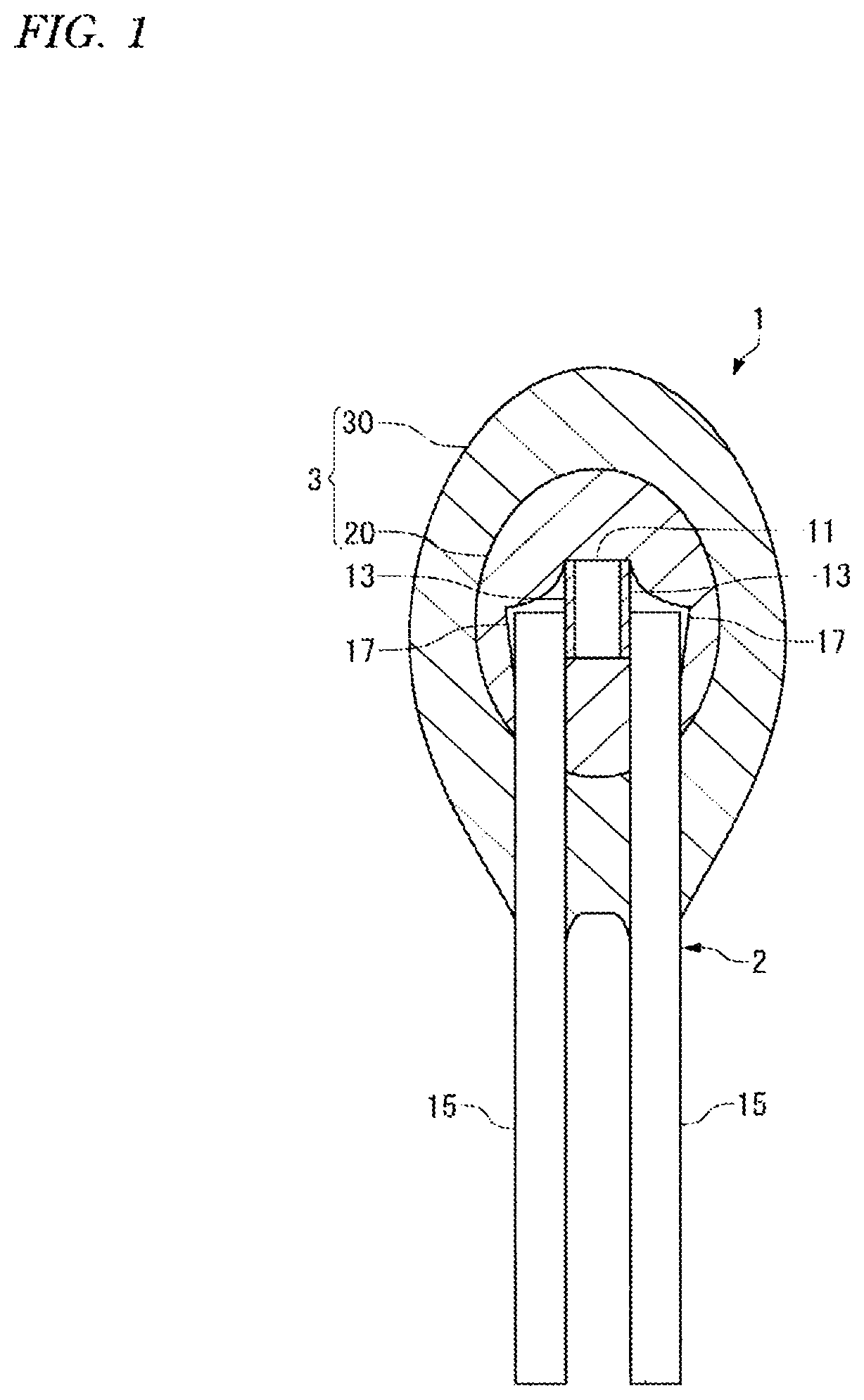 Patent US12480820 — Temperature sensor element and method for manufacturing temperature sensor element — Figure 1
