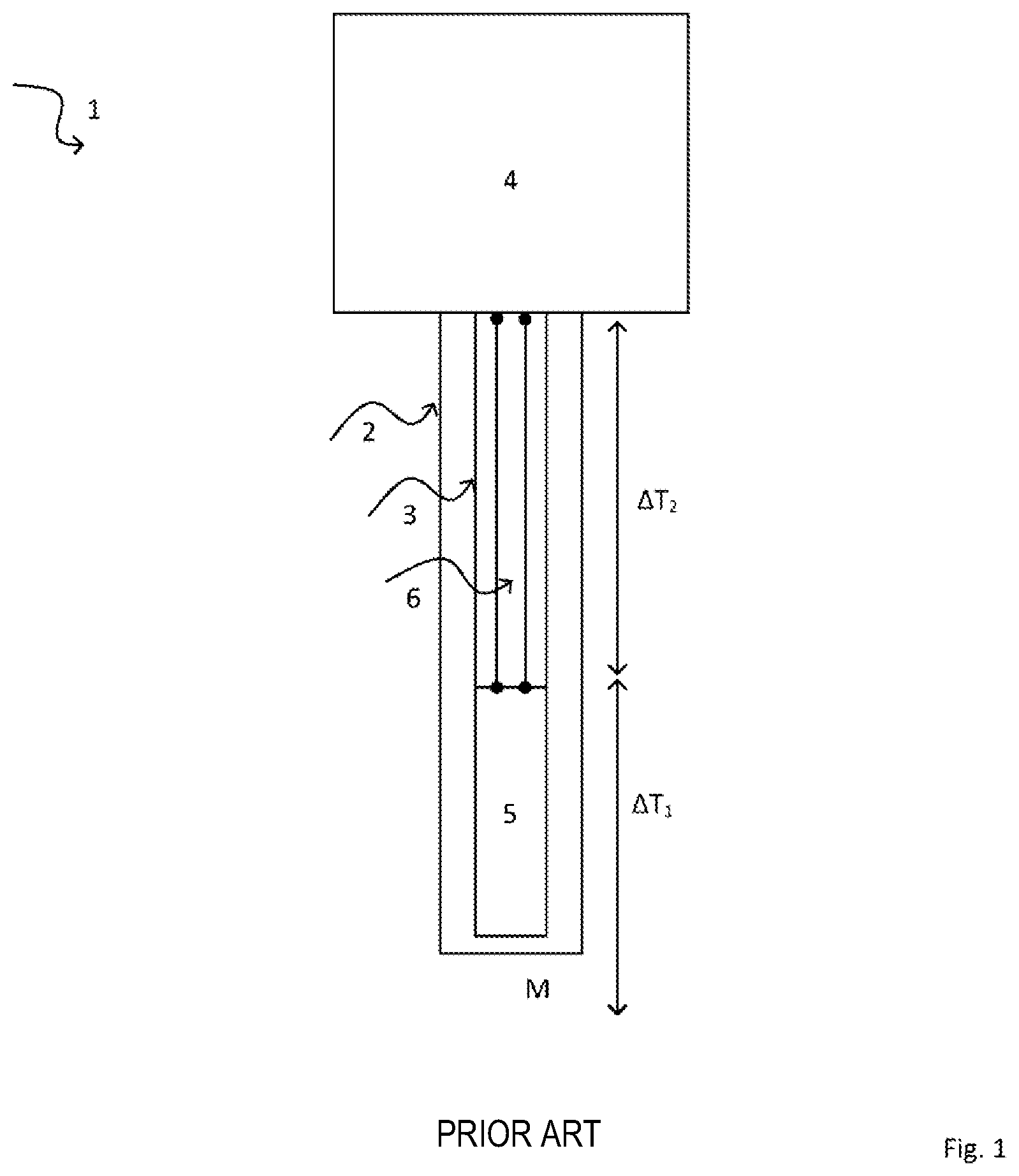Patent US12480825 — Thermometer having a diagnostic function — Figure 1