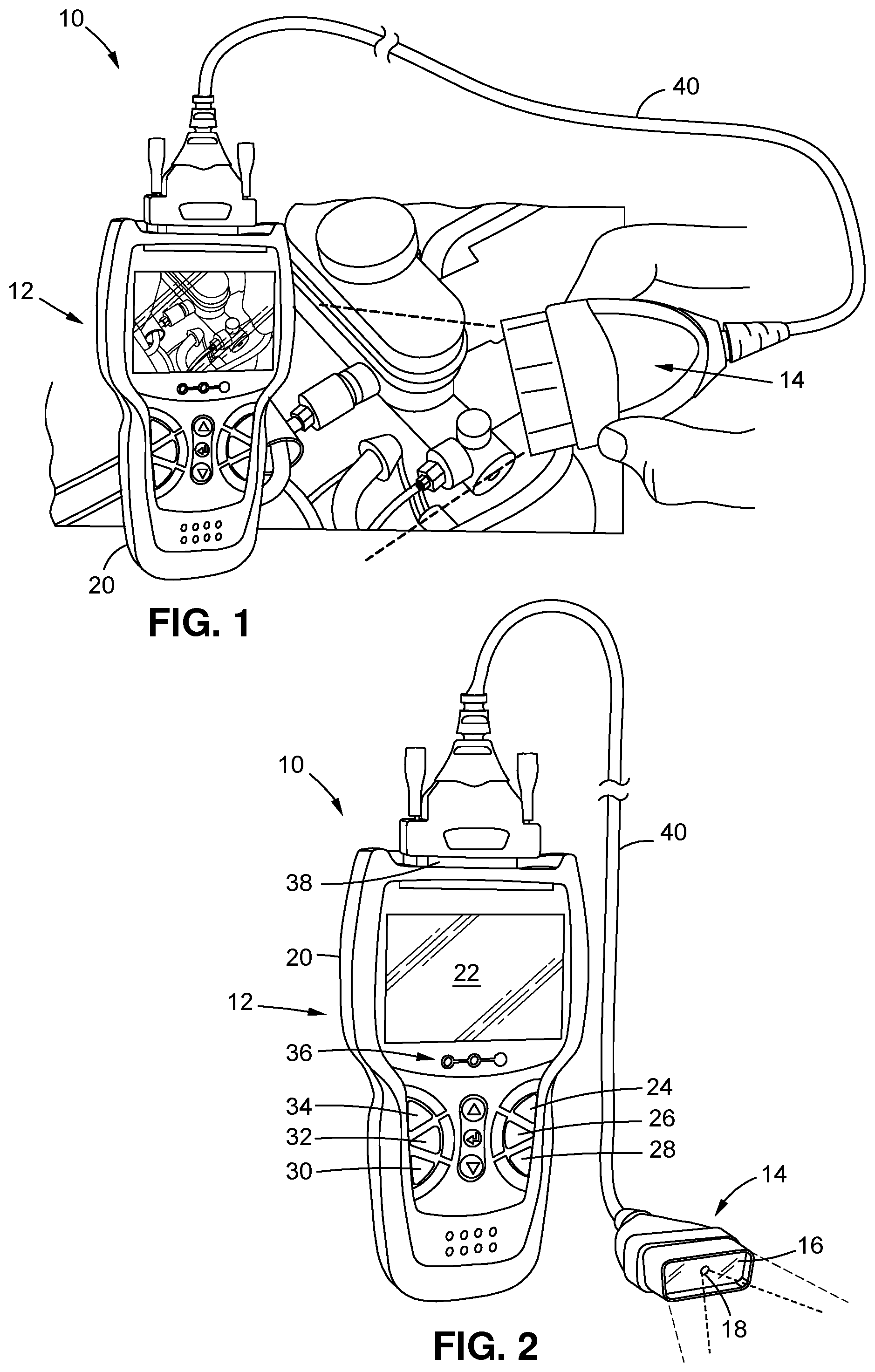 Patent US12480836 — Artificial intelligence vehicle leak detection system and related methodology — Figure 1