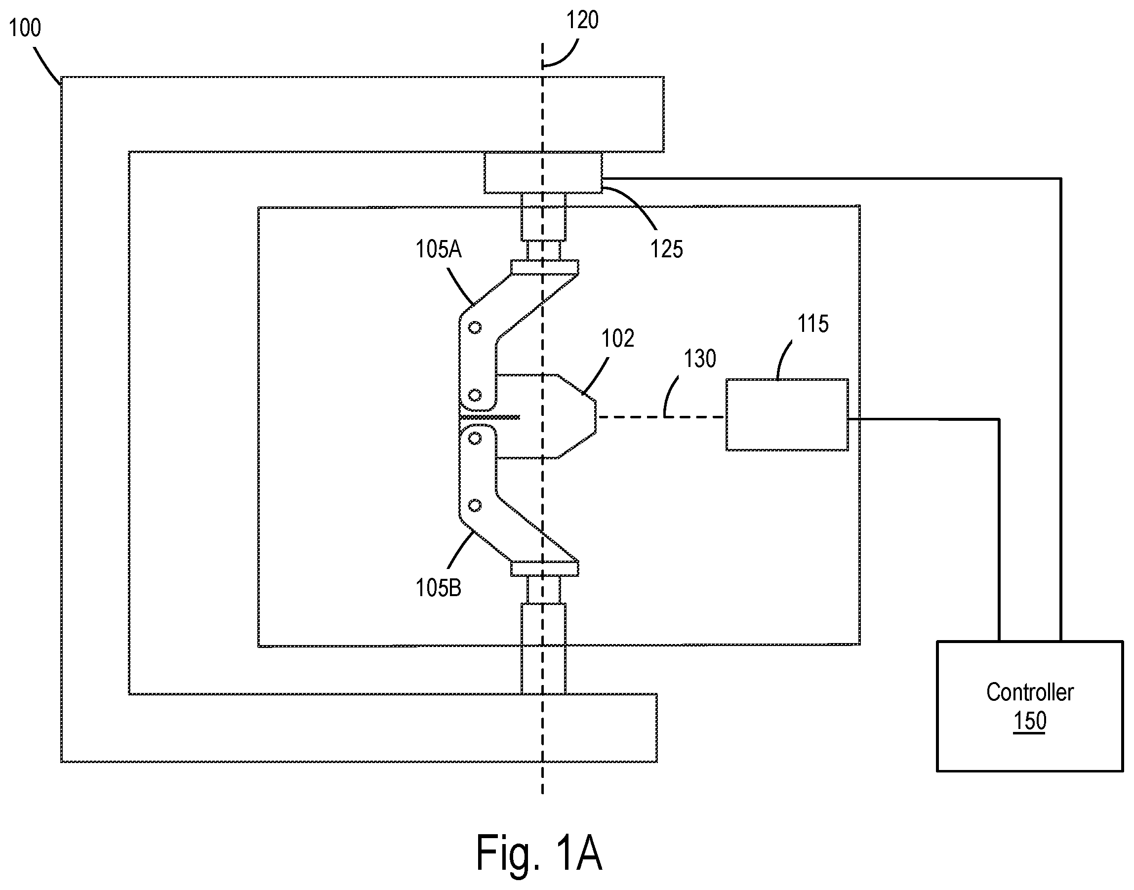 Patent US12480850 Figure 1 – Tension load fixture and method for evaluating fracture behavior of a composite material