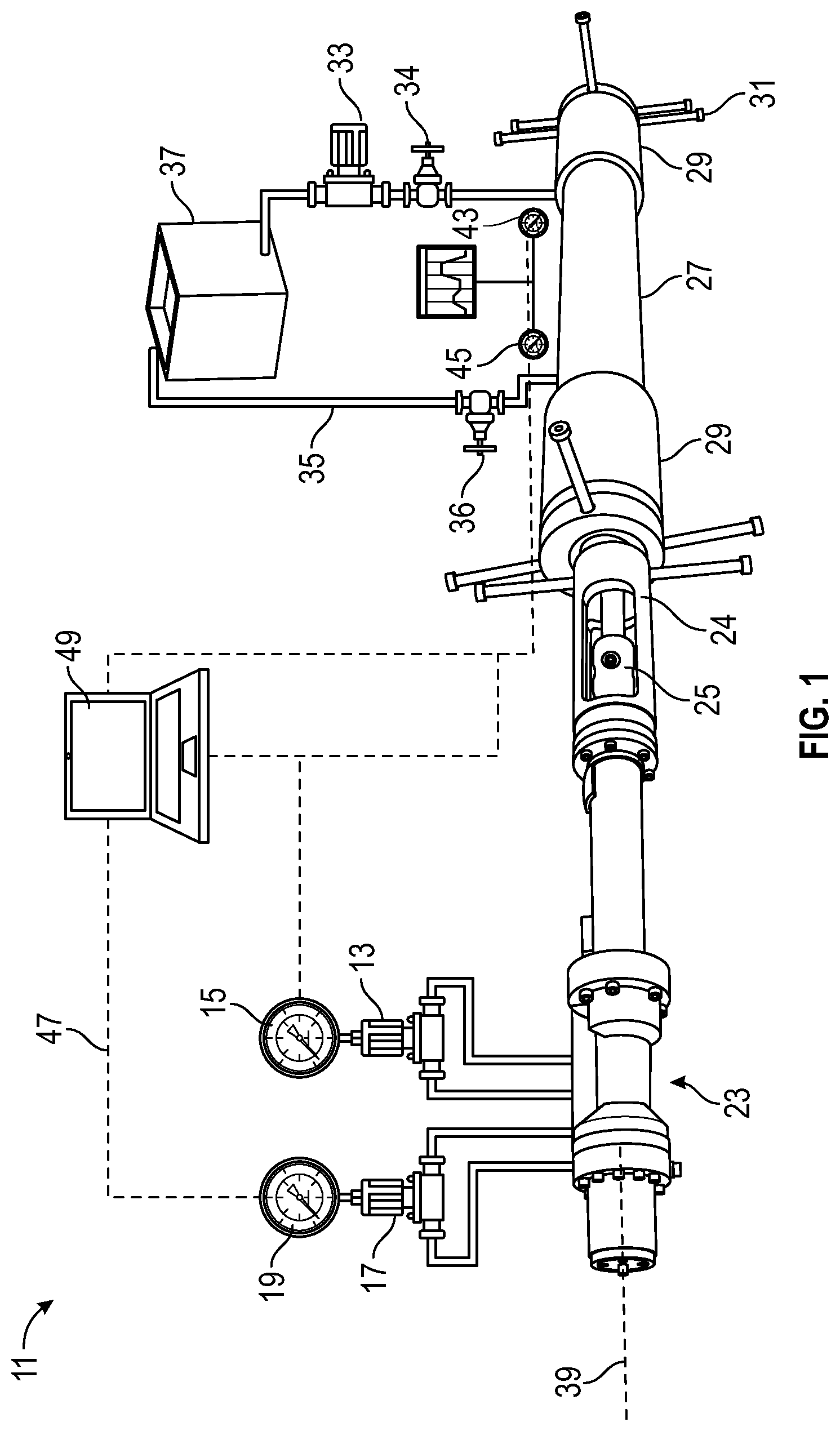 Patent US12480856 — Differential sticking test fixture — Figure 1